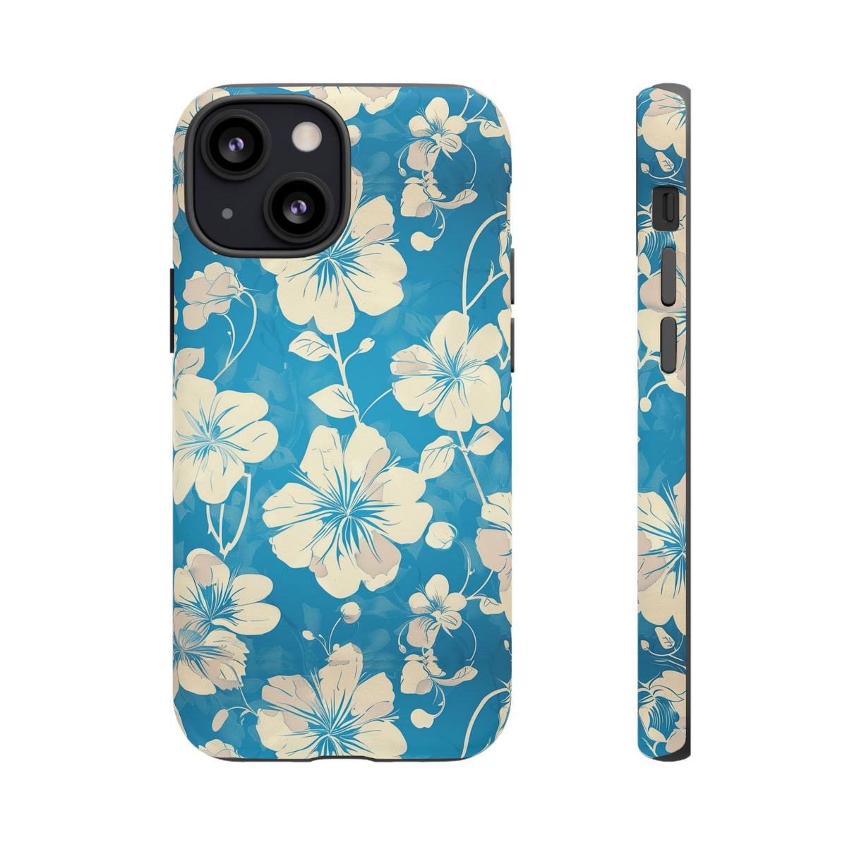 Blue Floral Seamless Pattern Phone Case