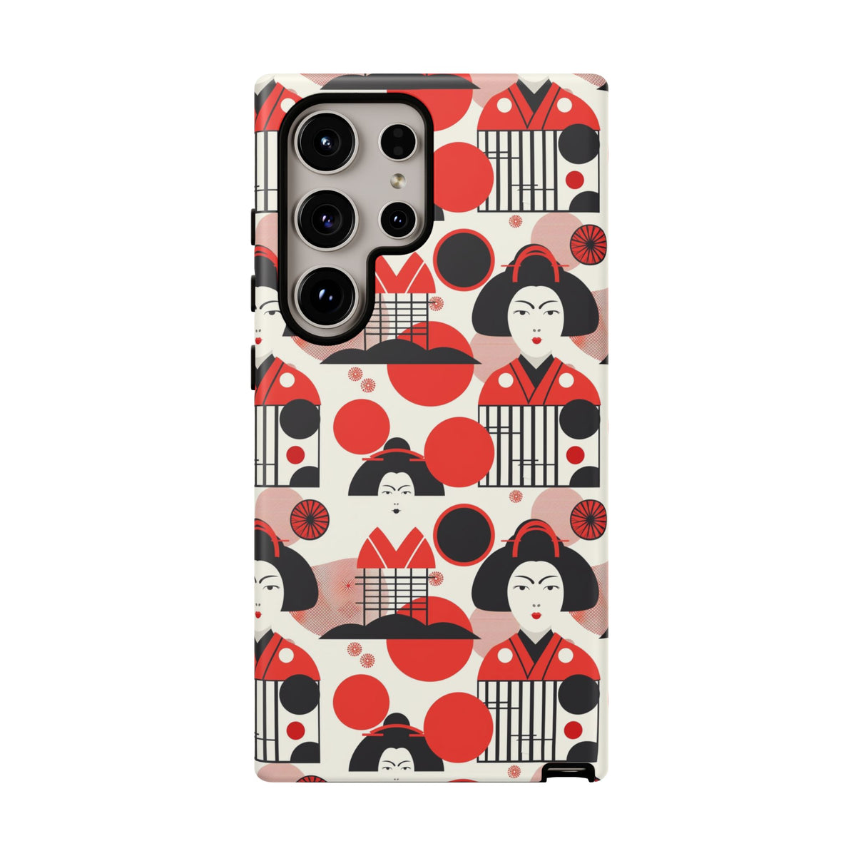 Japanese Pattern Phone Case – Elegant & Timeless Design for Your Phone 018