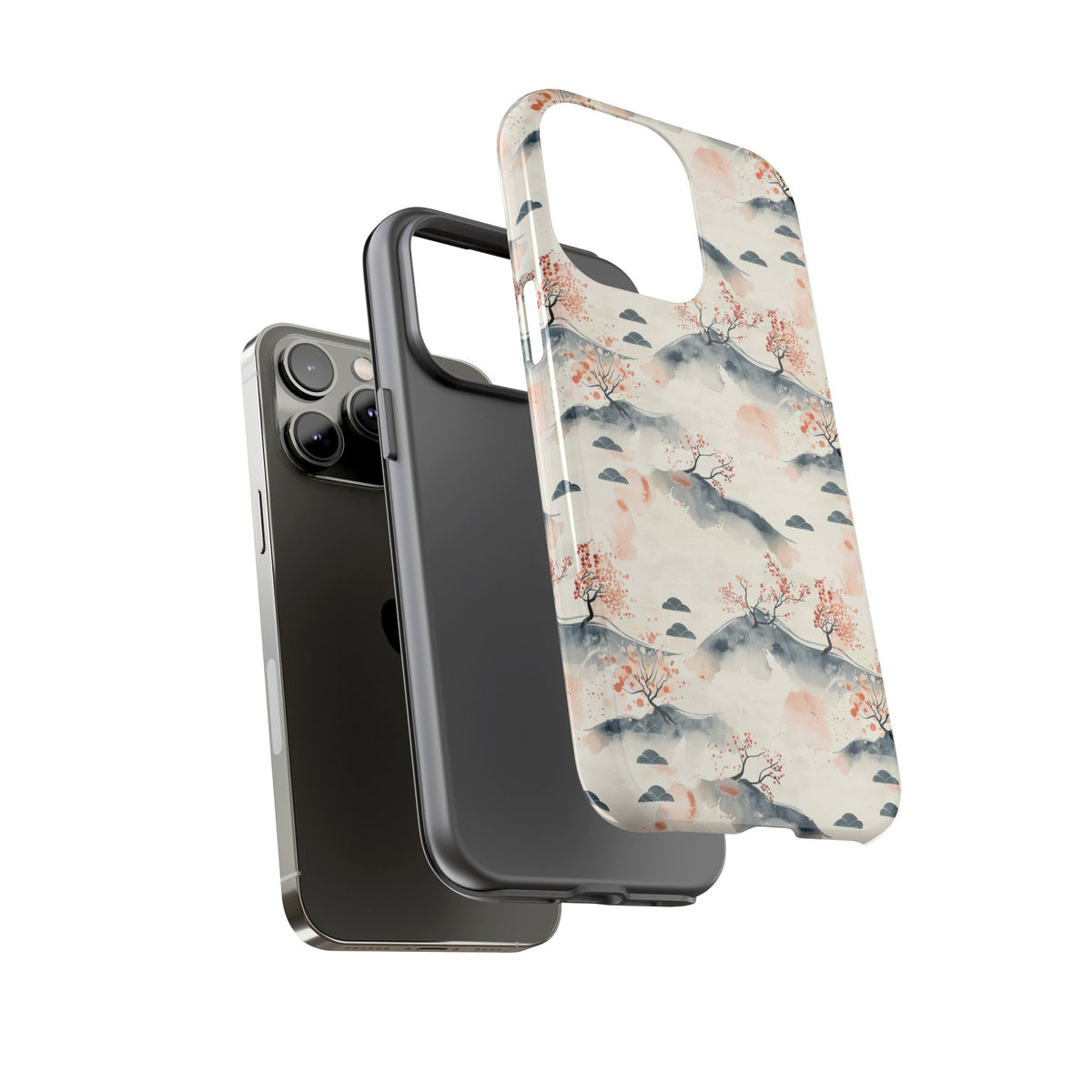 Japanese Pattern Phone Case – Elegant & Timeless Design for Your Phone 094