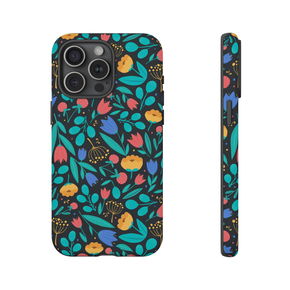 Colorful Little Flower Design Phone Case – Bright and Cheerful Floral Phone Cover