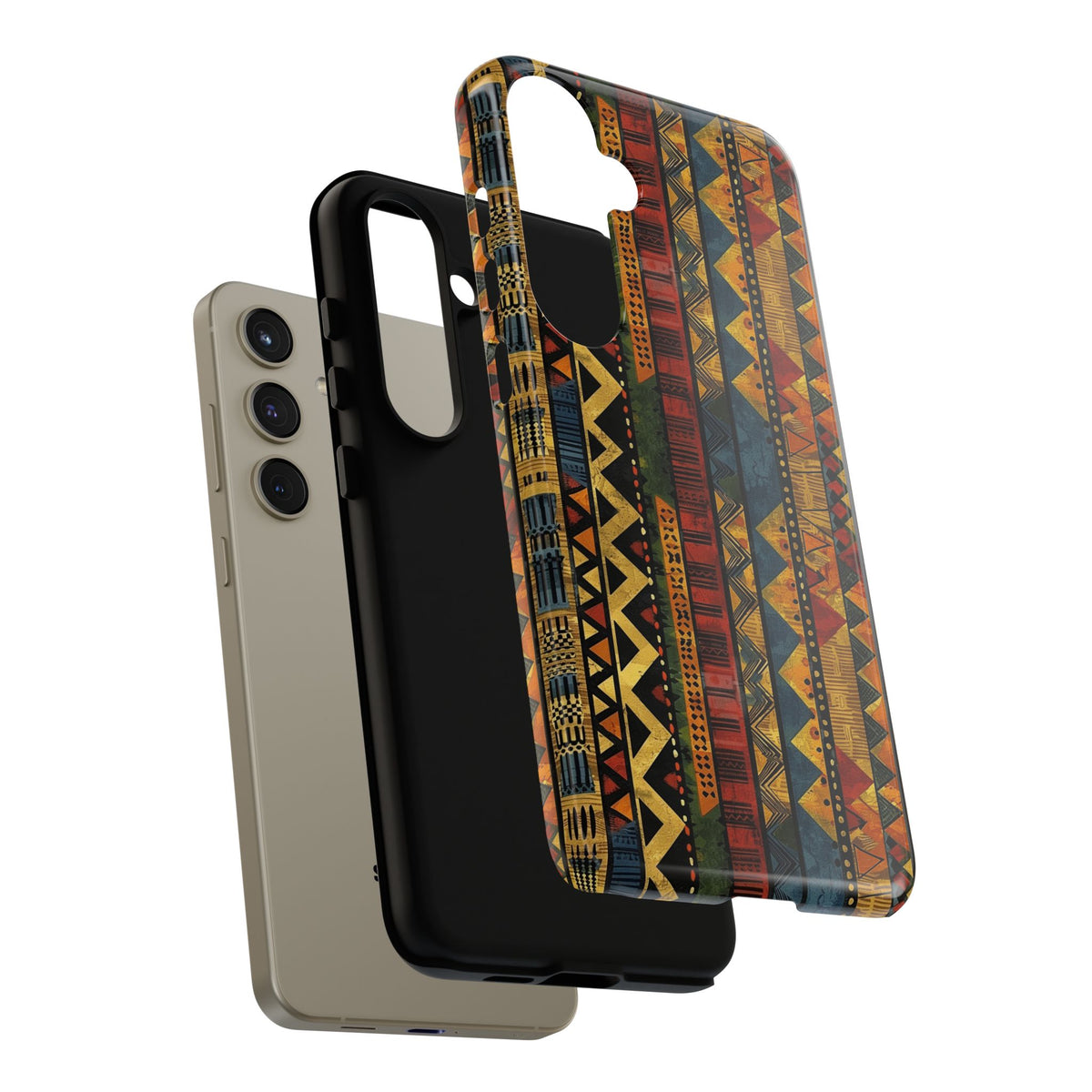 Stylish African Pattern Phone Case – Unique and Vibrant Protection 166