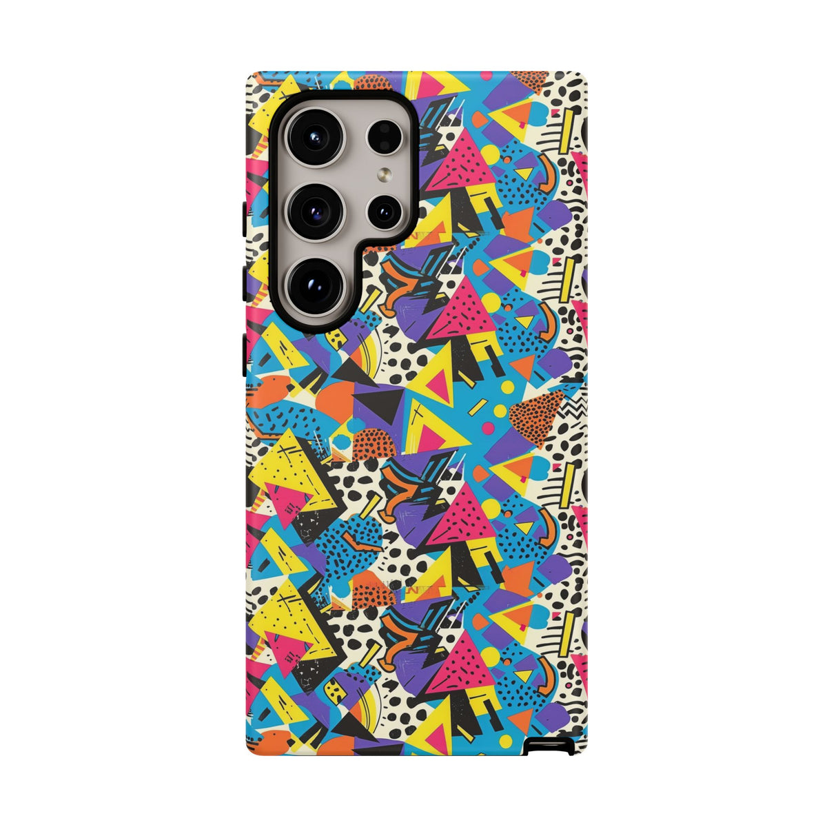 90s Themed Seamless Pattern Phone Case – Embrace Retro Style and Protection 231