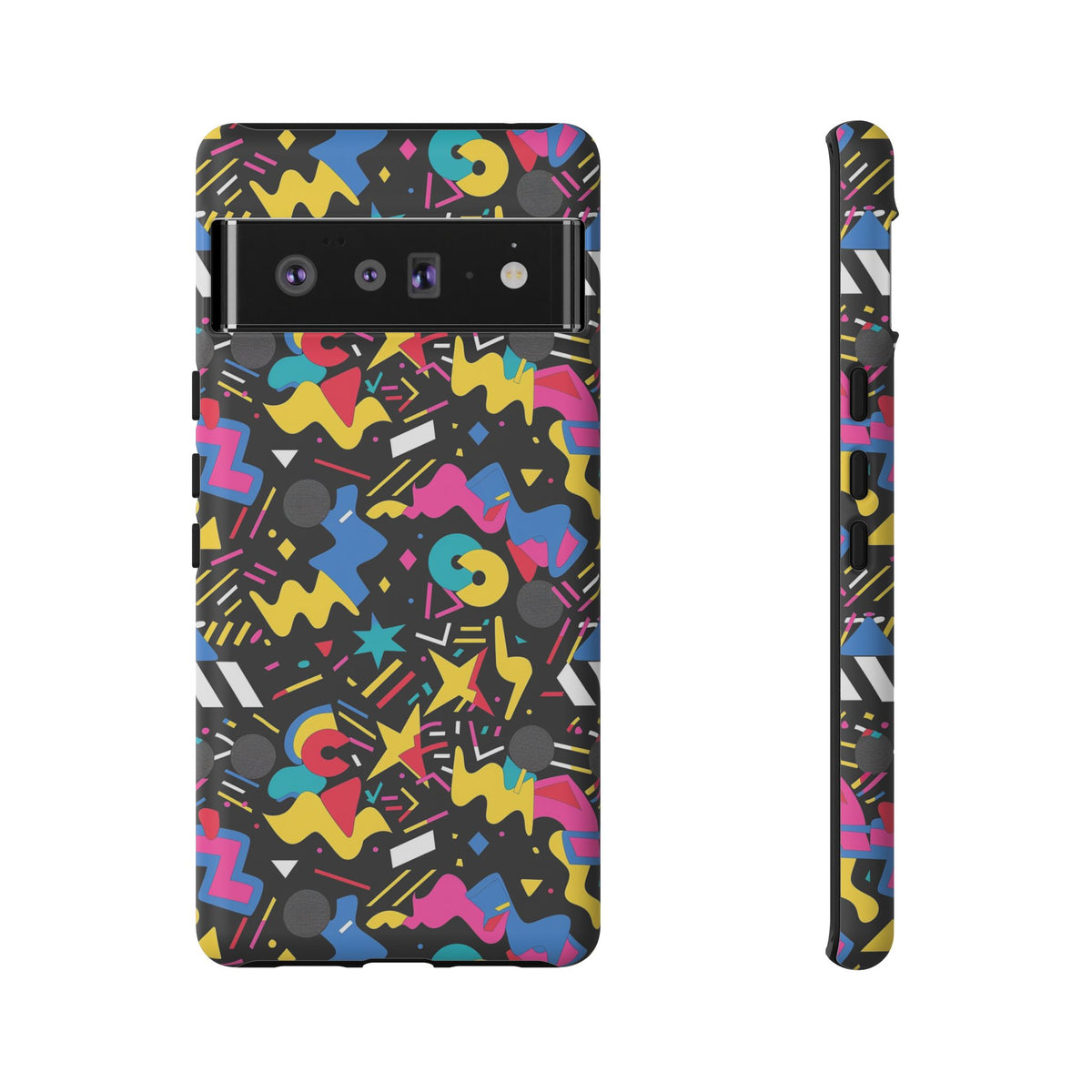 90s Themed Seamless Pattern Phone Case – Embrace Retro Style and Protection 256