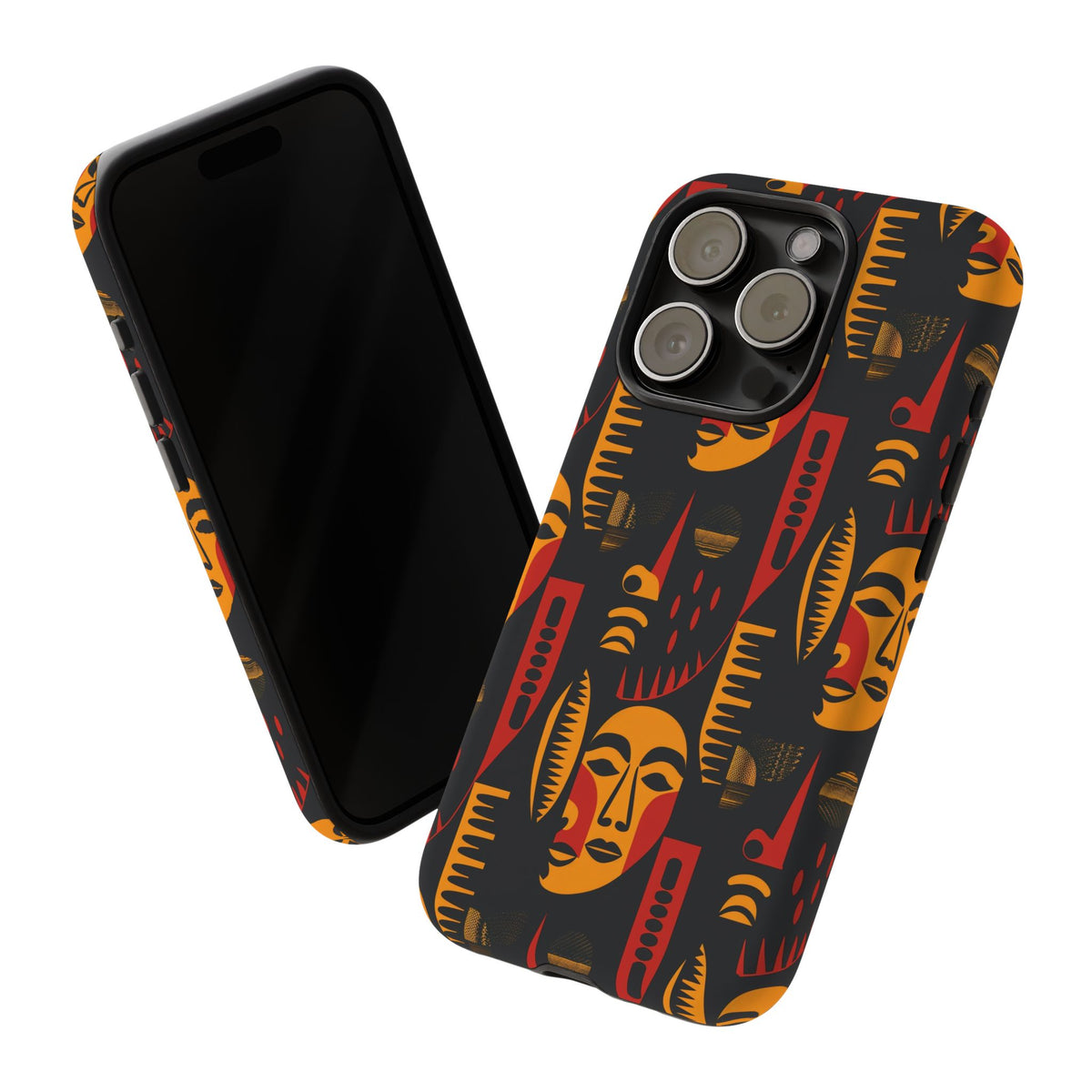 Stylish African Pattern Phone Case – Unique and Vibrant Protection 203