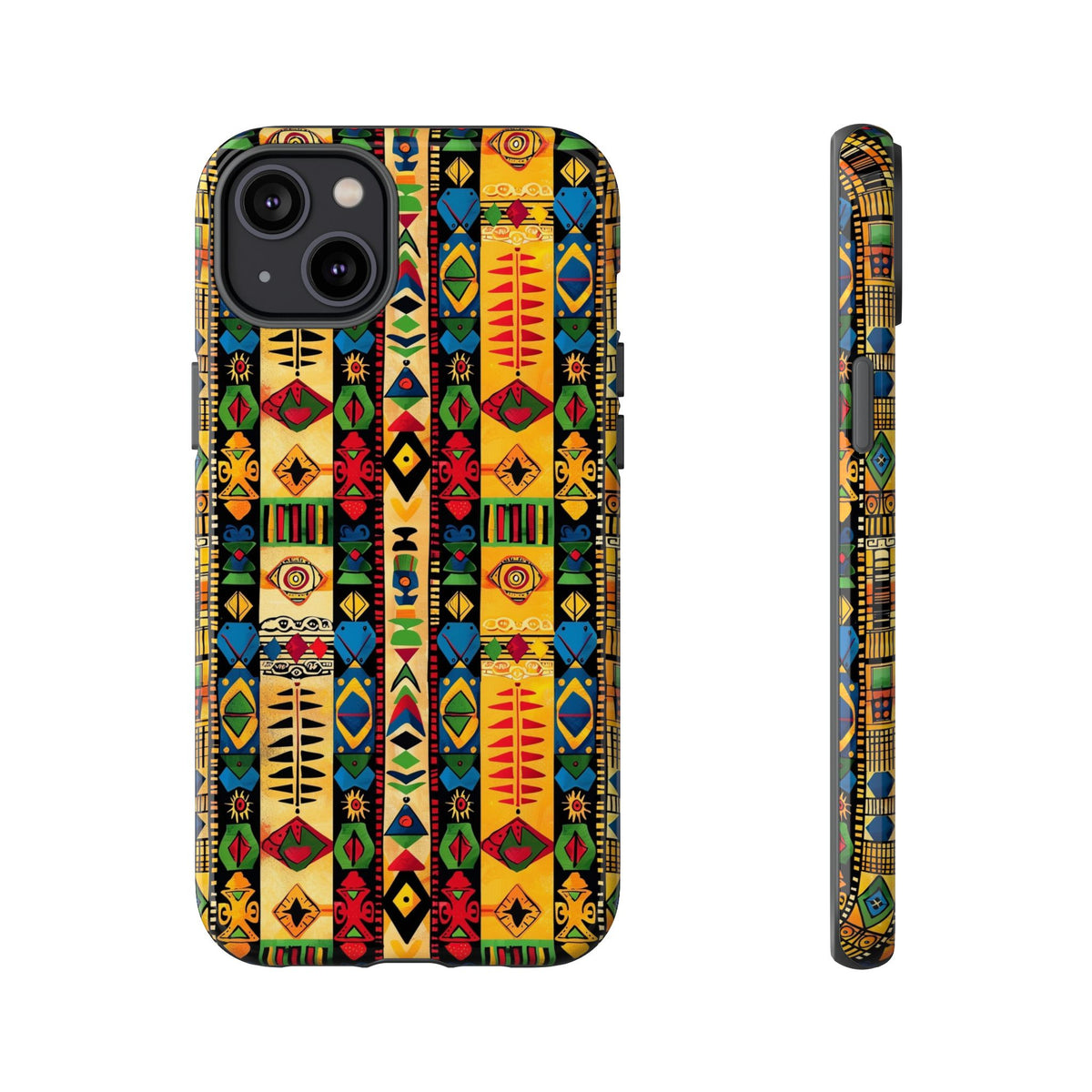 Stylish African Pattern Phone Case – Unique and Vibrant Protection 163