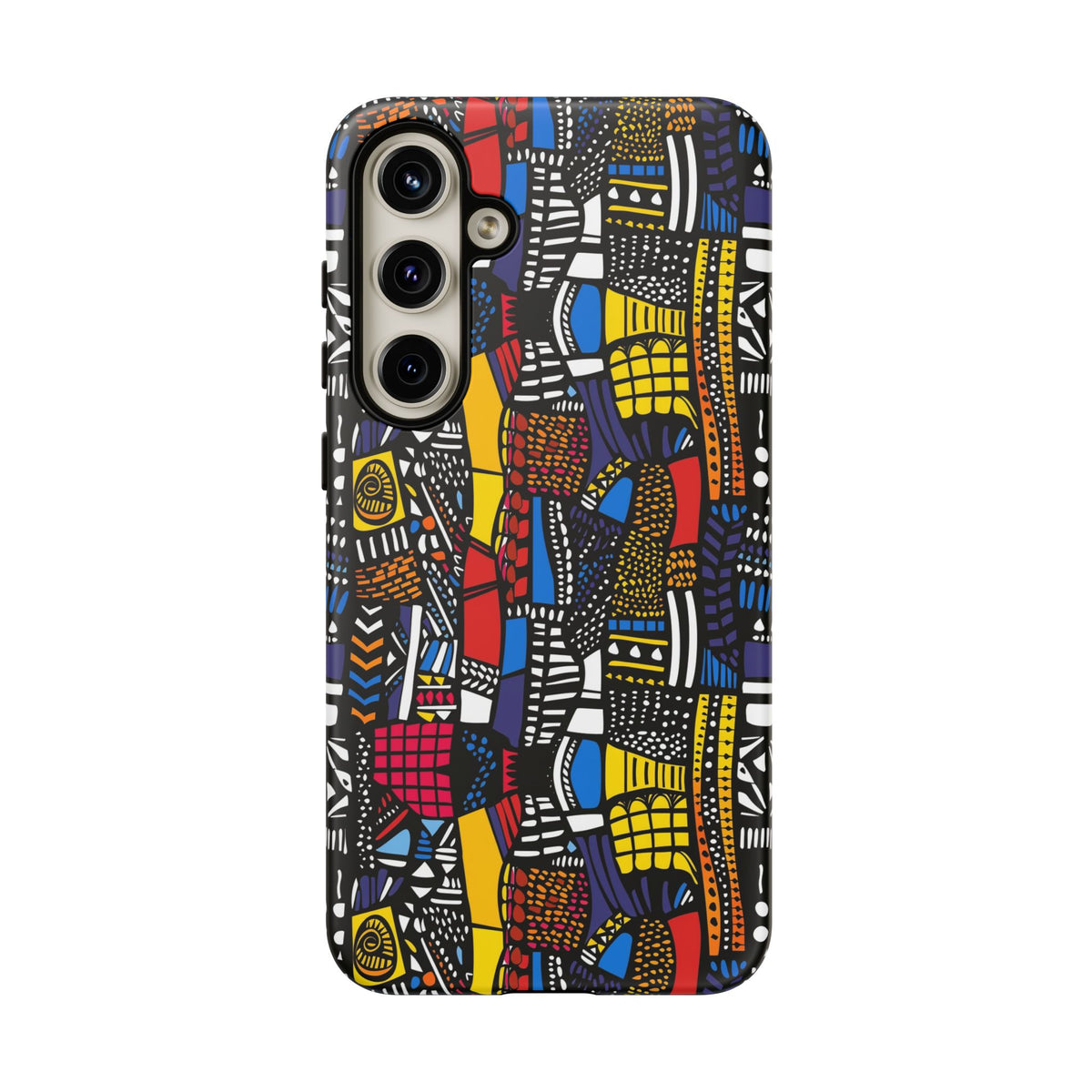 Stylish African Pattern Phone Case – Unique and Vibrant Protection 201