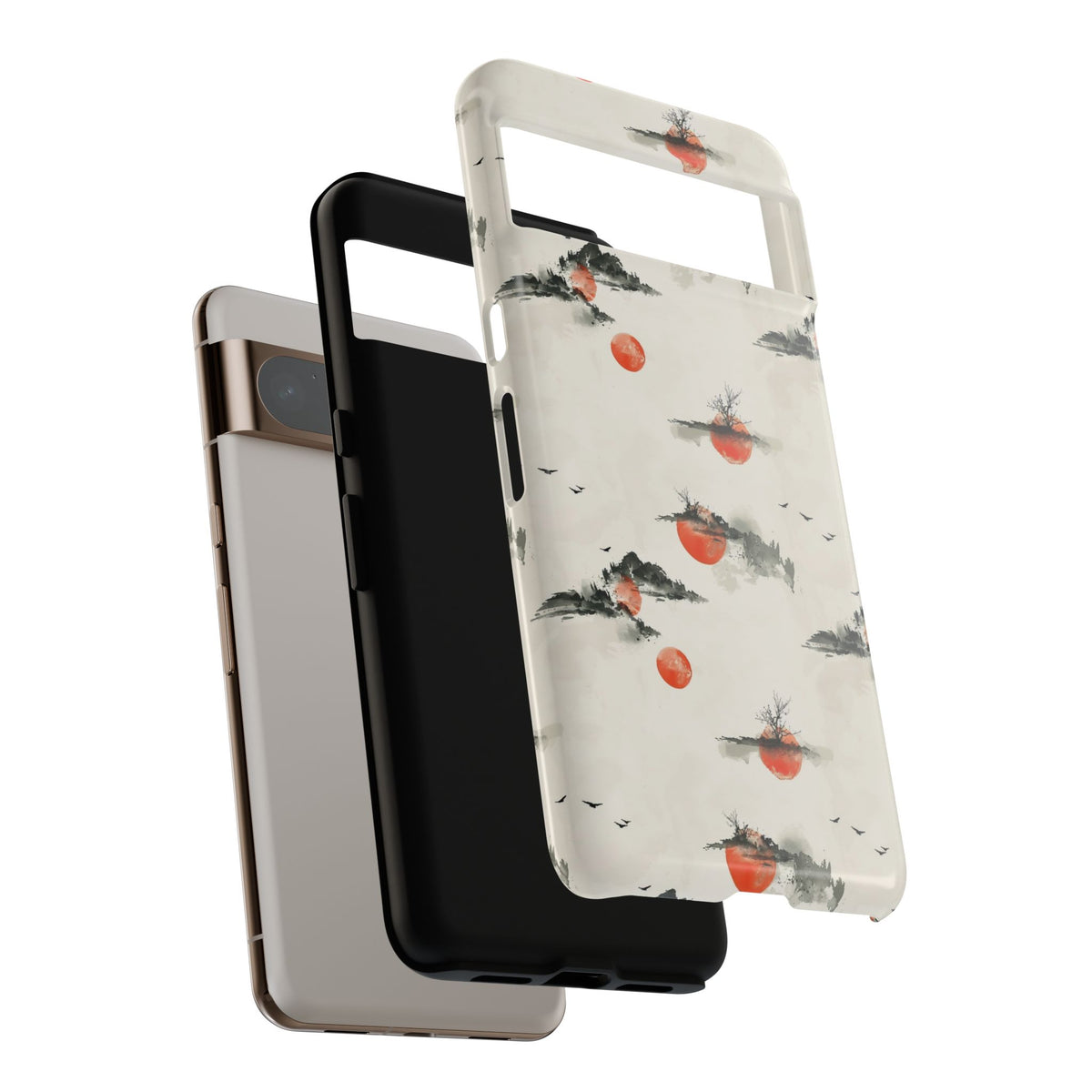 Japanese Pattern Phone Case – Elegant & Timeless Design for Your Phone 502