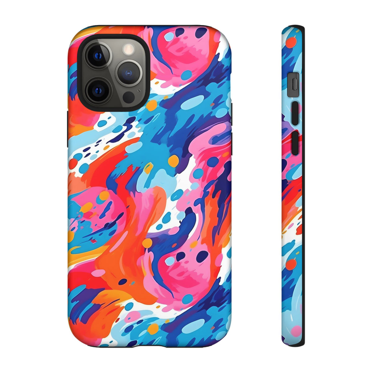 Abstract Painting Design Phone Case – Modern Art-Inspired Phone Cover 4