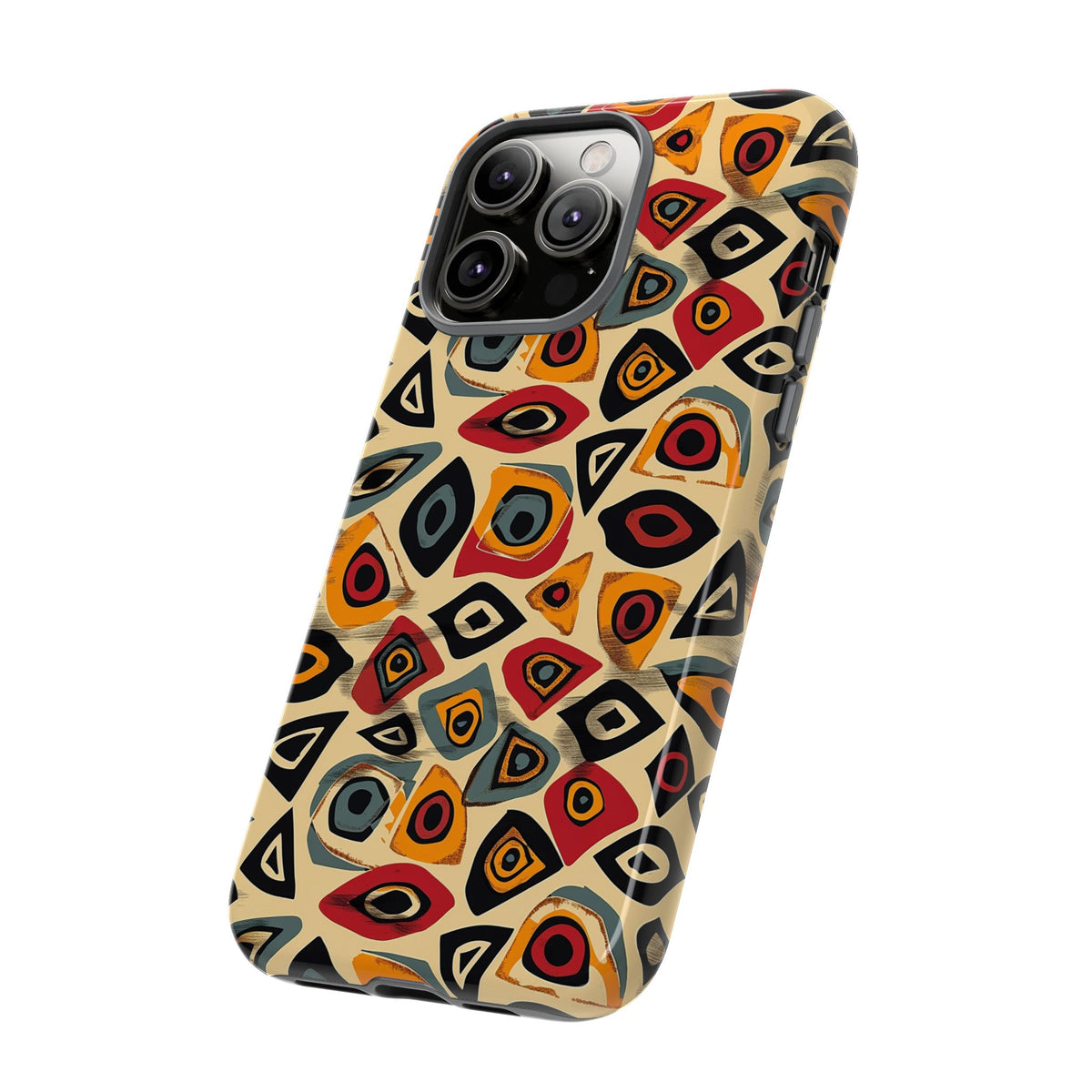 Stylish African Pattern Phone Case – Unique and Vibrant Protection 167