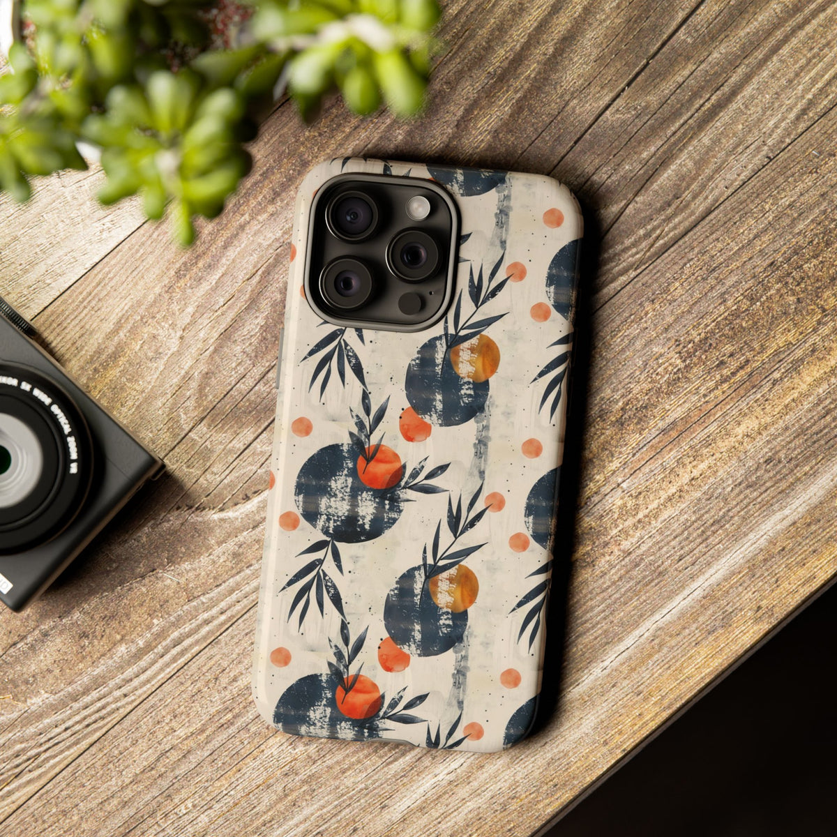 Japanese Pattern Phone Case – Elegant & Timeless Design for Your Phone 088