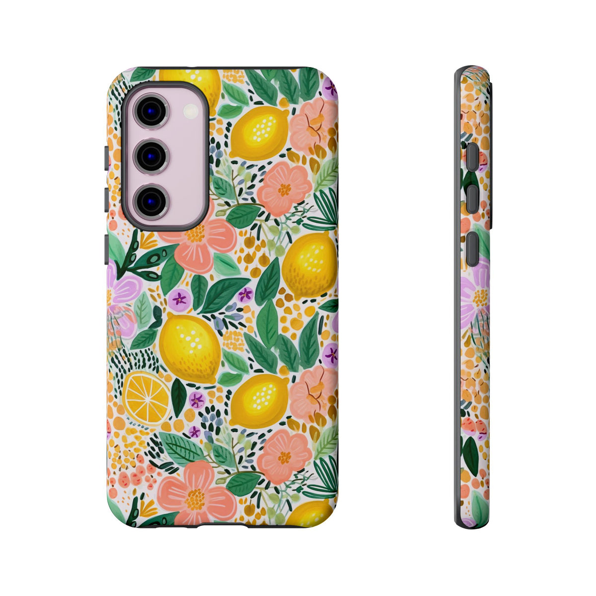 Cute Summer Lemons Phone Case – Refreshing Citrus Design for Your Phone