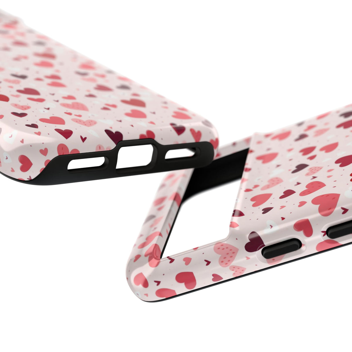 Heart Pattern Phone Case – Stylish & Loving Design for Your Device 817