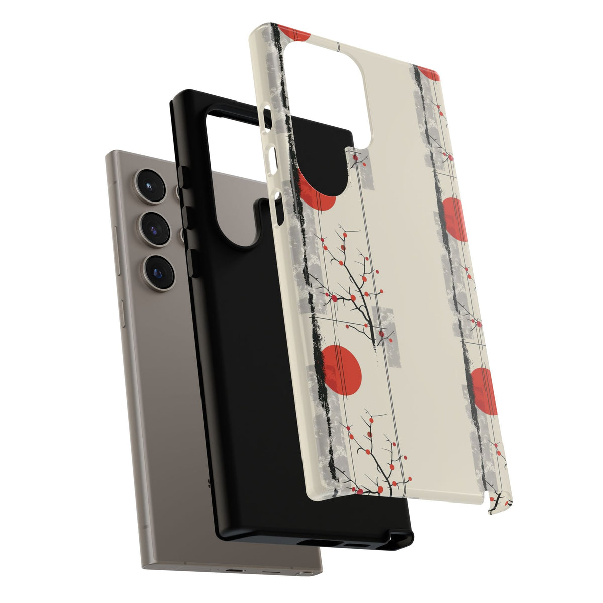 Japanese Pattern Phone Case – Elegant & Timeless Design for Your Phone 004