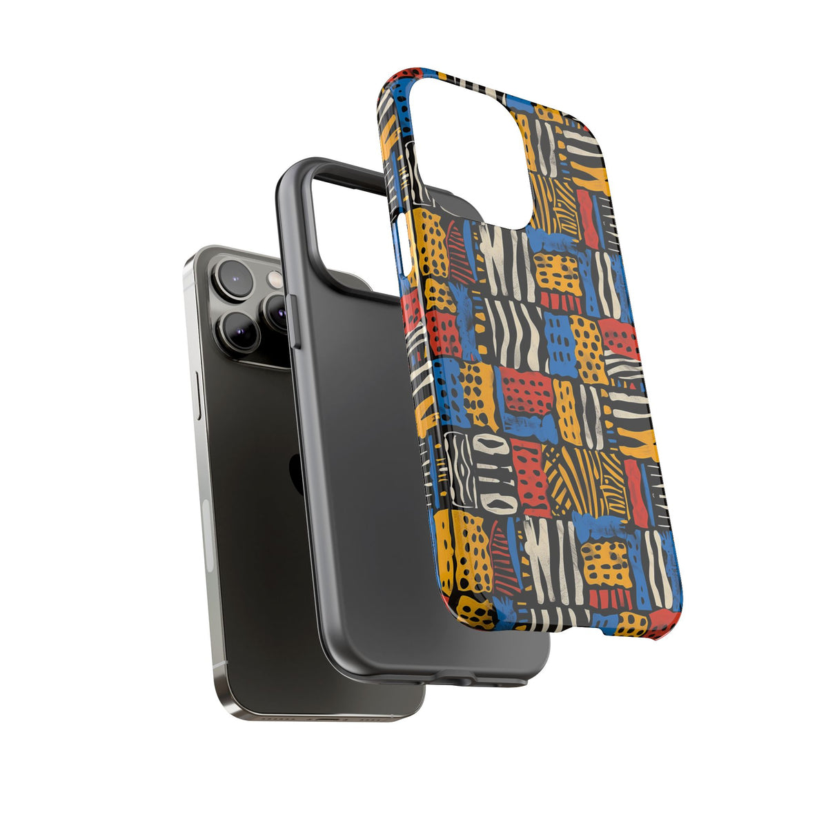 Stylish African Pattern Phone Case – Unique and Vibrant Protection 179