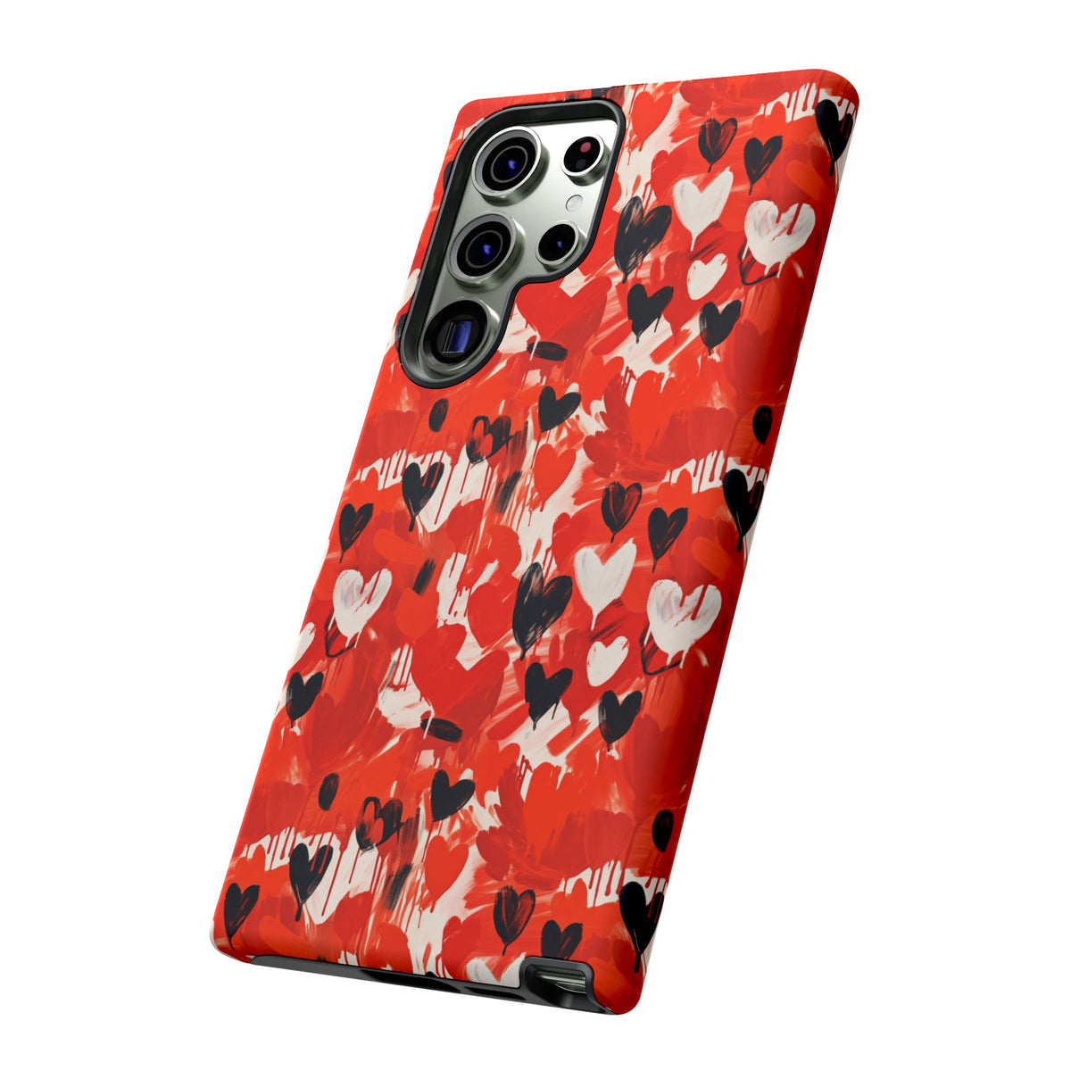 Heart Pattern Phone Case – Stylish & Loving Design for Your Device 355