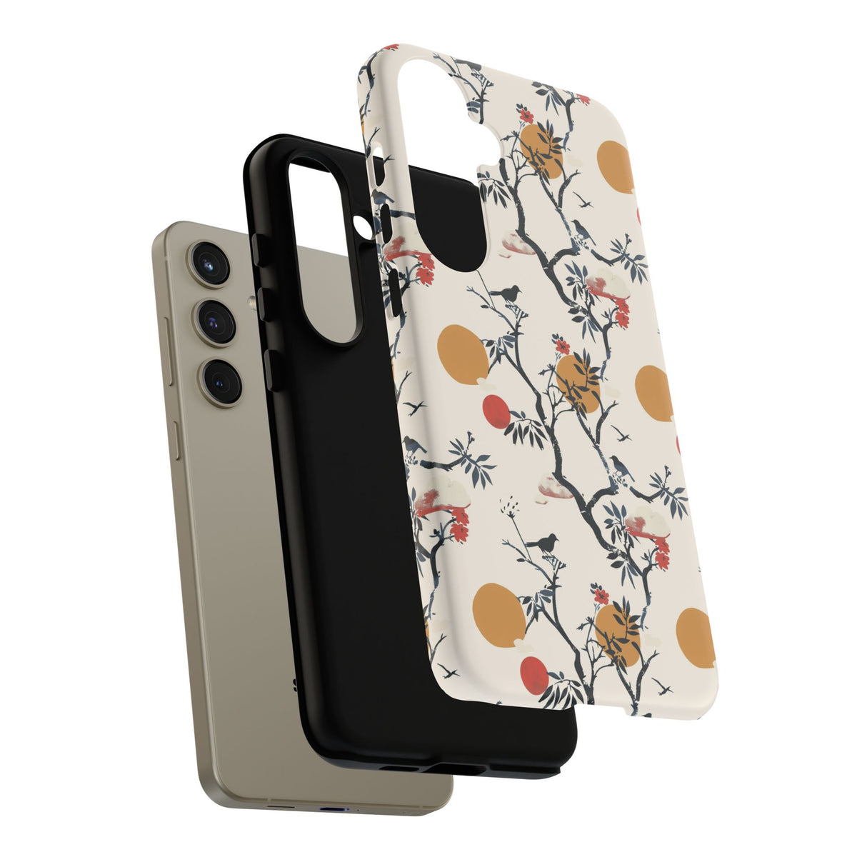 Japanese Pattern Phone Case – Elegant & Timeless Design for Your Phone 054