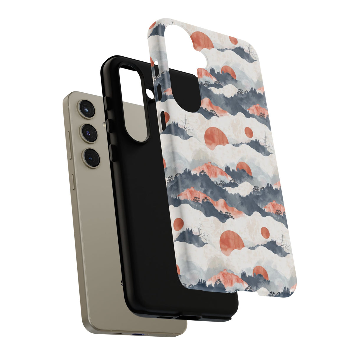 Japanese Pattern Phone Case – Elegant & Timeless Design for Your Phone 139