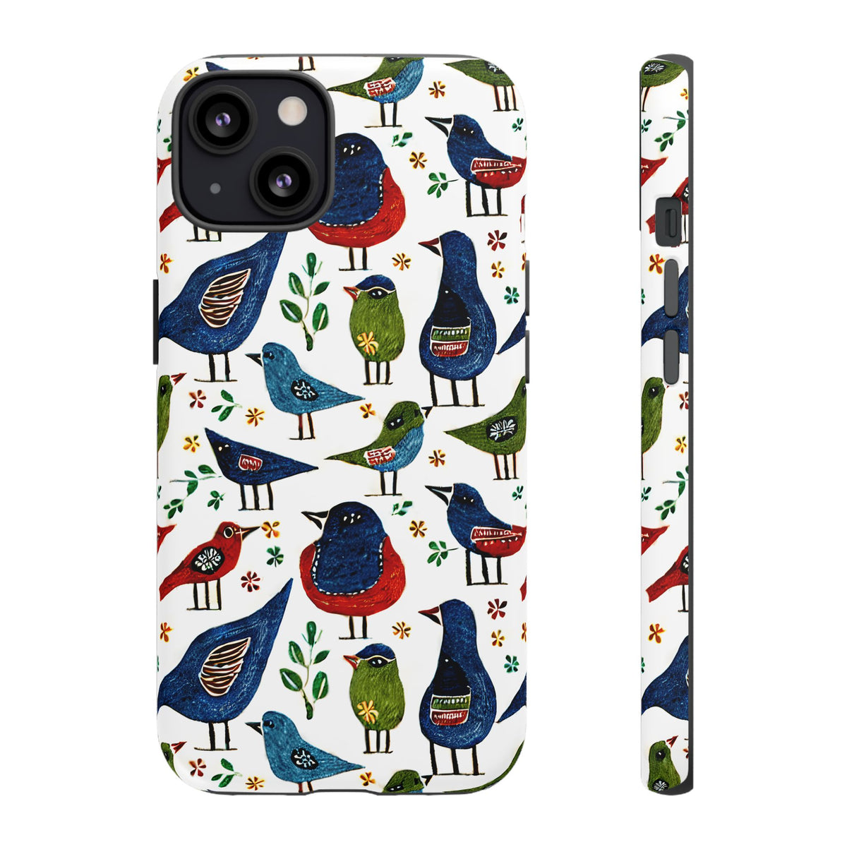 Birds Seamless Pattern Phone Case – Elegant and Timeless Avian Design 12