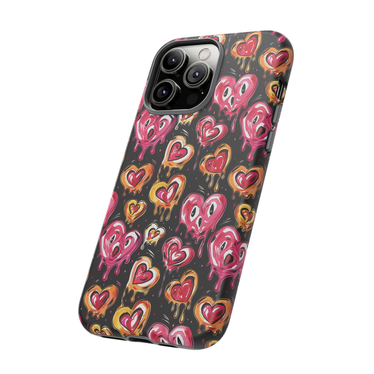 Heart Pattern Phone Case – Stylish & Loving Design for Your Device 361