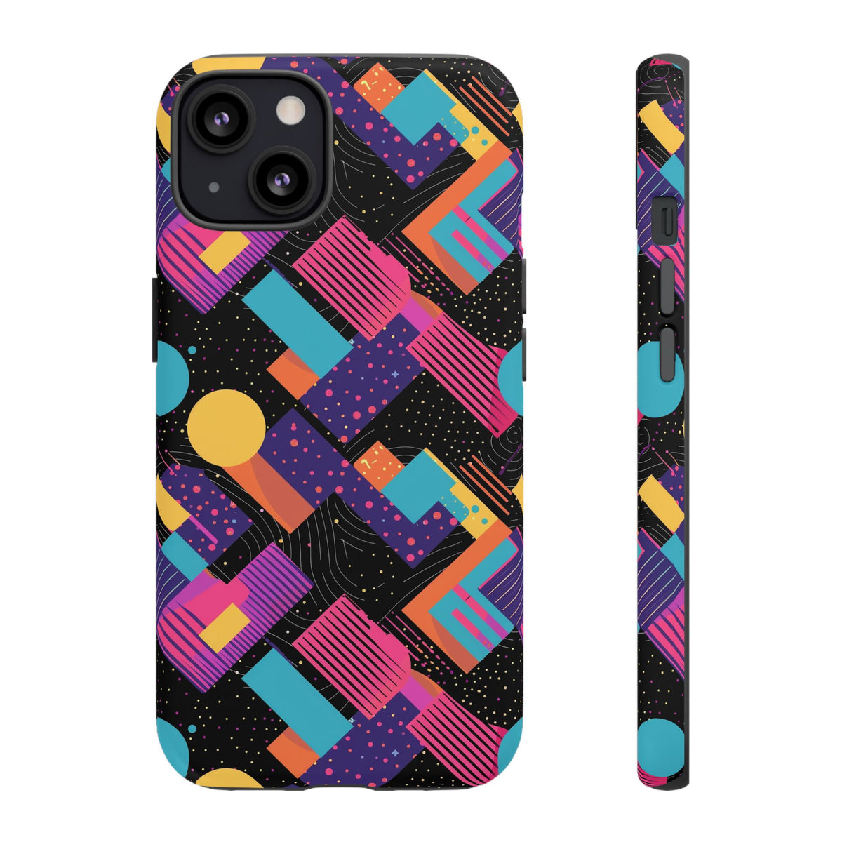 Retro 80s Seamless Phone Case – Vintage Style Meets Modern Protection 088