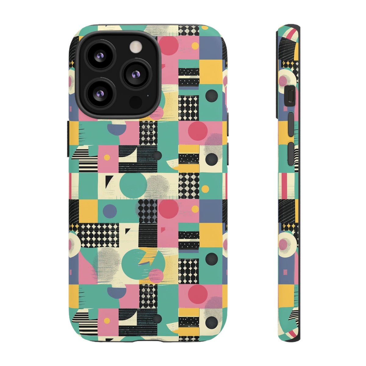 Retro 80s Seamless Phone Case – Vintage Style Meets Modern Protection 289