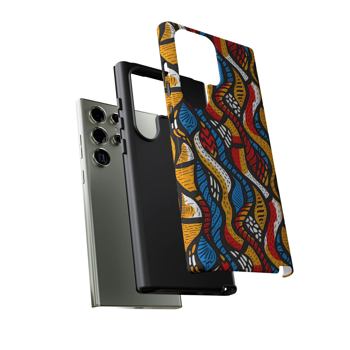 Stylish African Pattern Phone Case – Unique and Vibrant Protection 155