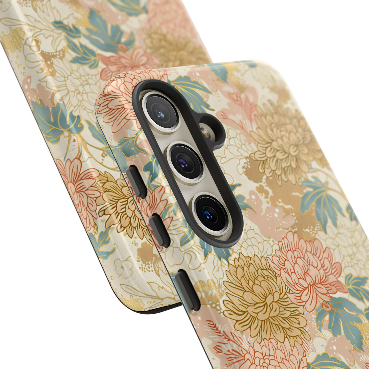 Japanese Blossom Asian Floral Design Phone Case – Elegant Floral Phone Cover