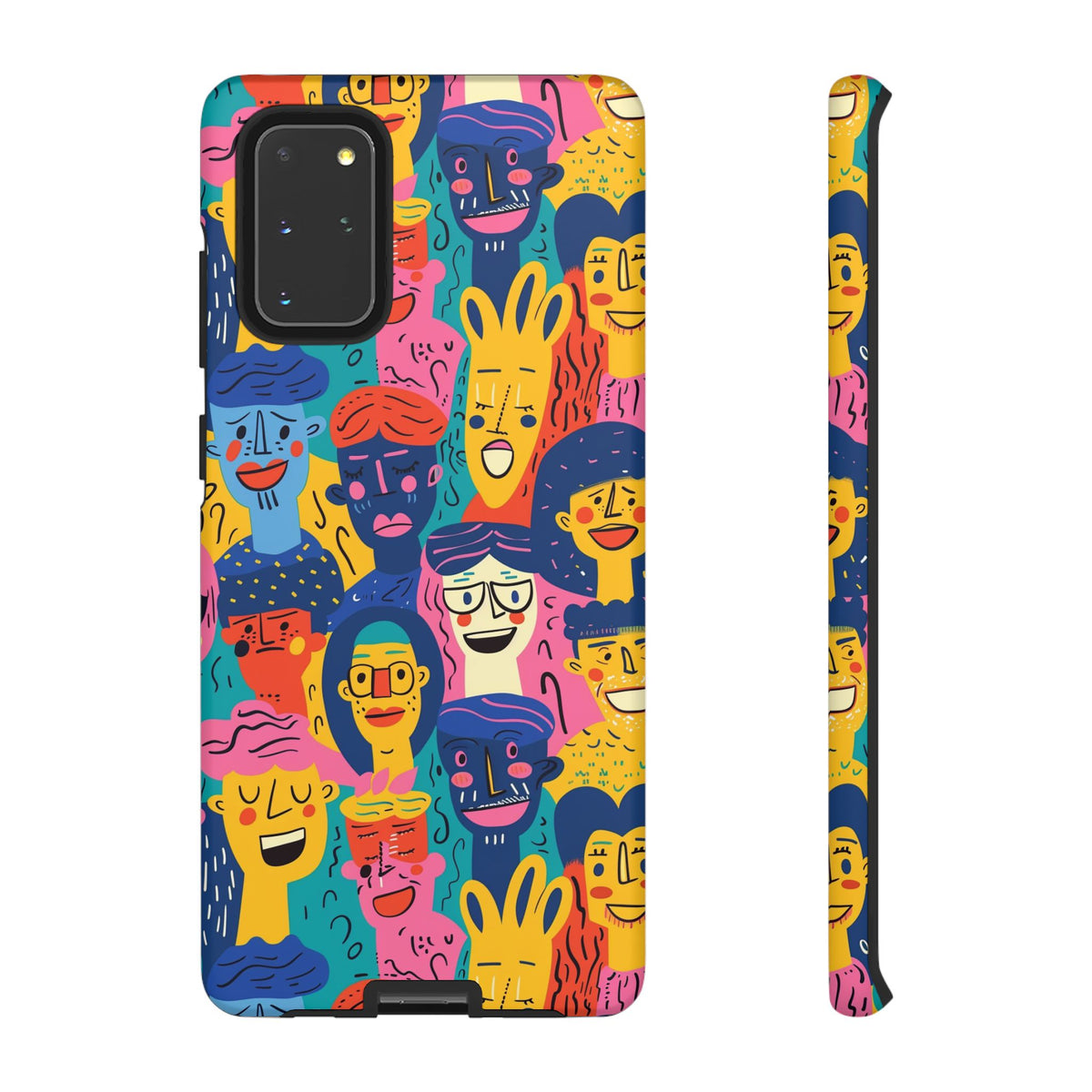 Happy Faces Phone Case – Joyful and Cheerful Design for a Bright Look 6