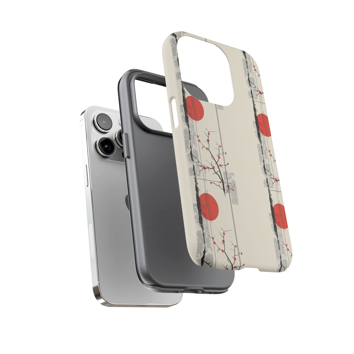 Japanese Pattern Phone Case – Elegant & Timeless Design for Your Phone 004