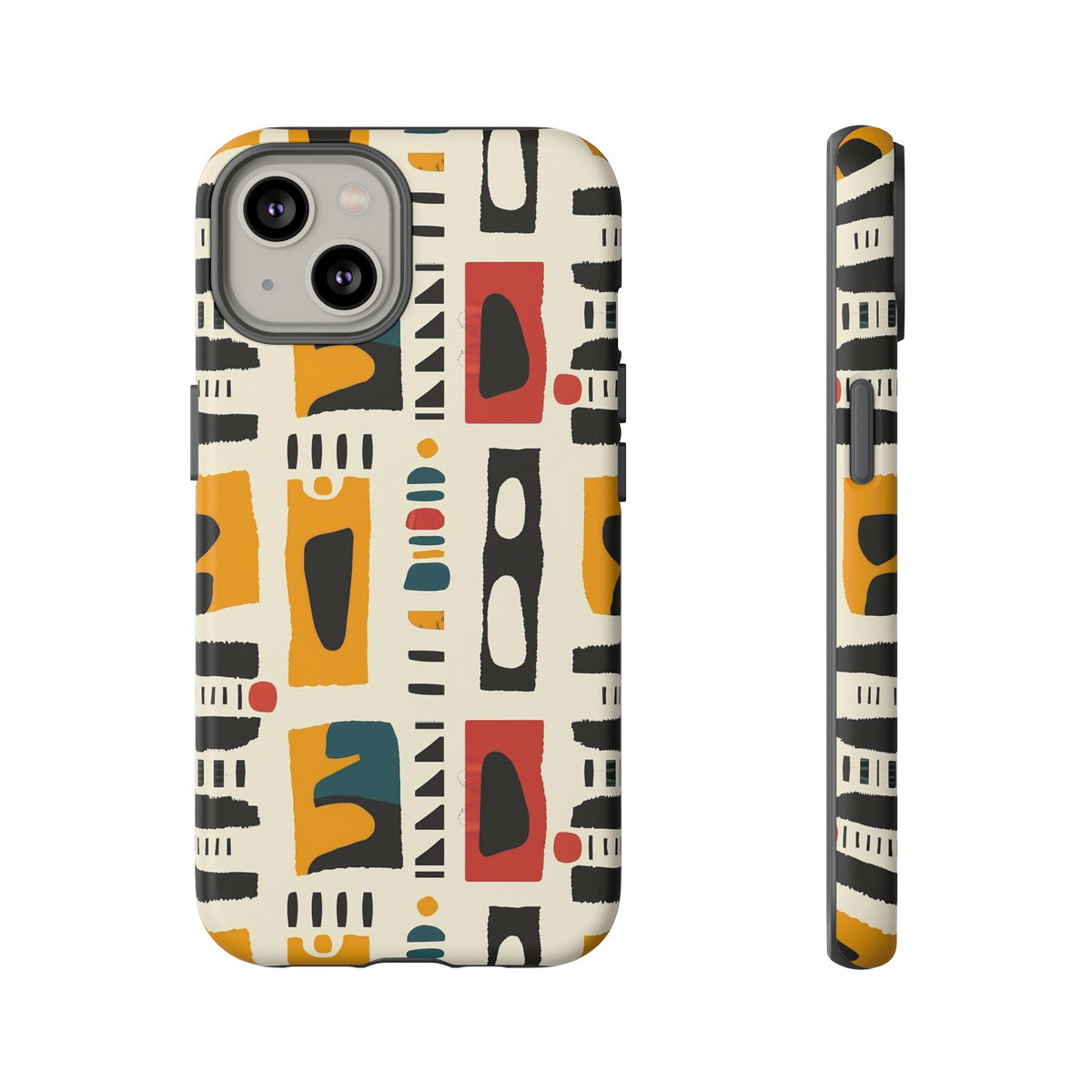 Stylish African Pattern Phone Case – Unique and Vibrant Protection 260