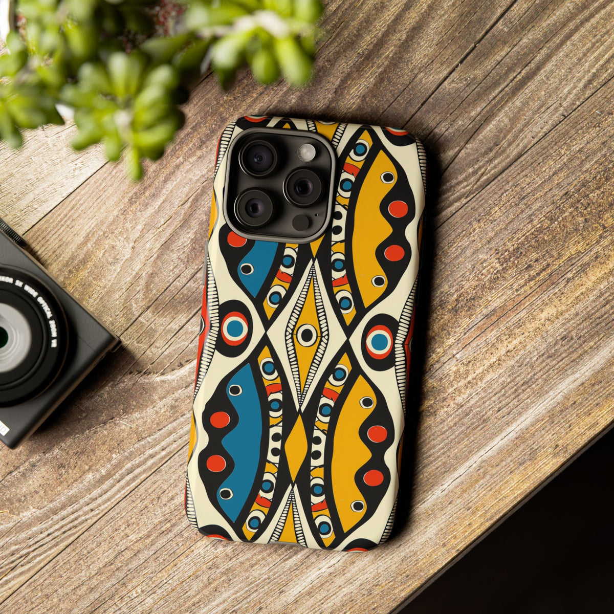 Stylish African Pattern Phone Case – Unique and Vibrant Protection 180