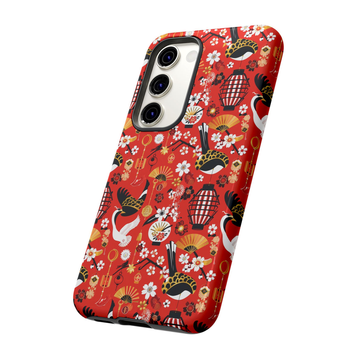 Japanese Pattern Phone Case – Elegant & Timeless Design for Your Phone 056