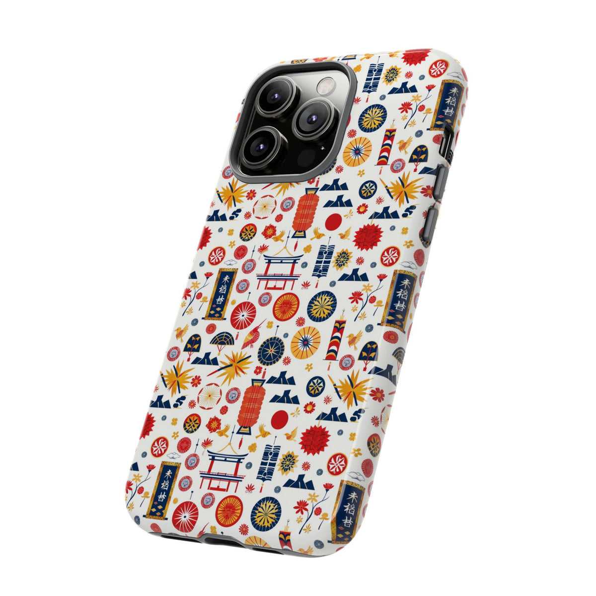 Japanese Pattern Phone Case – Elegant & Timeless Design for Your Phone 118