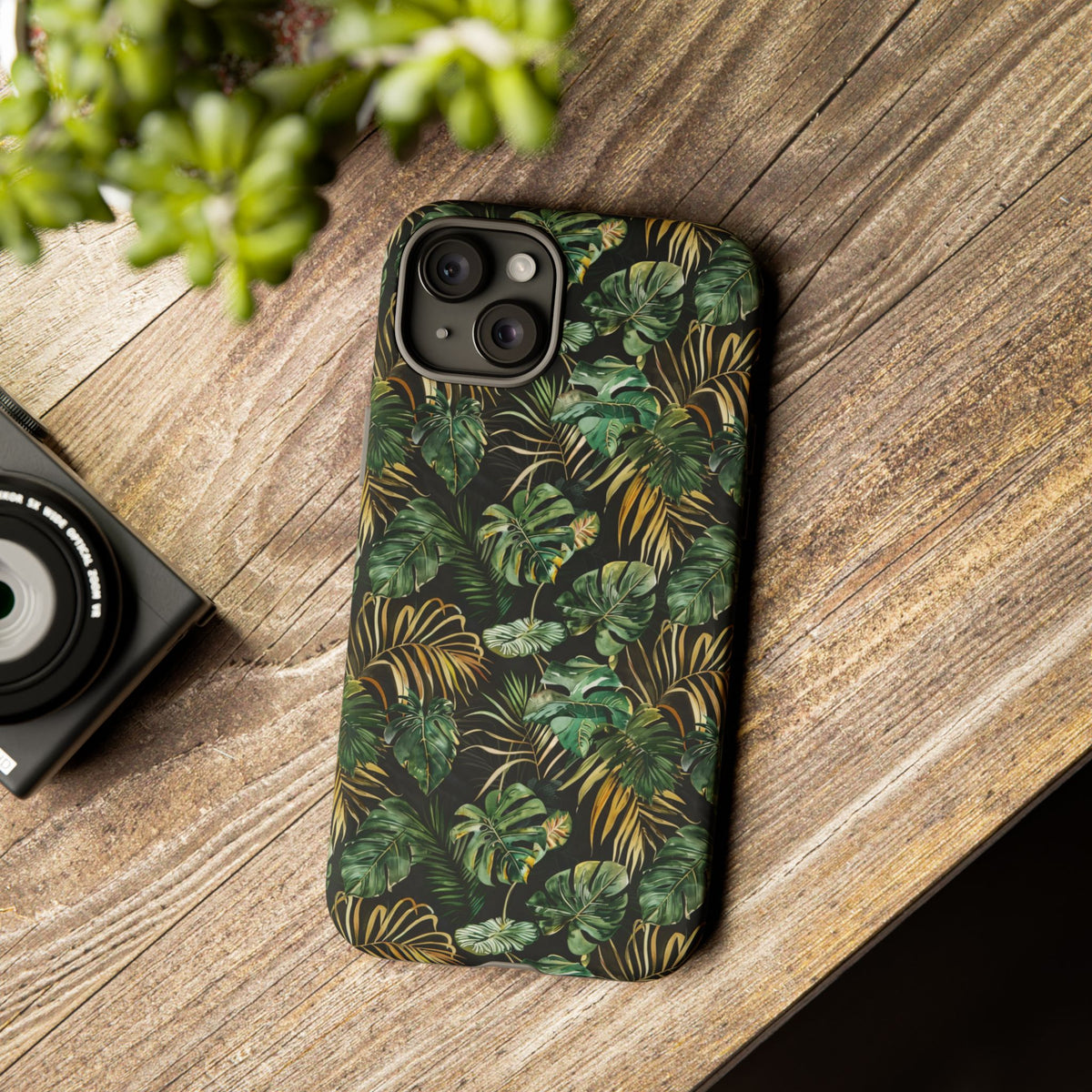 Jungle Pattern Phone Case – Exotic & Lush Design for Your Phone 334