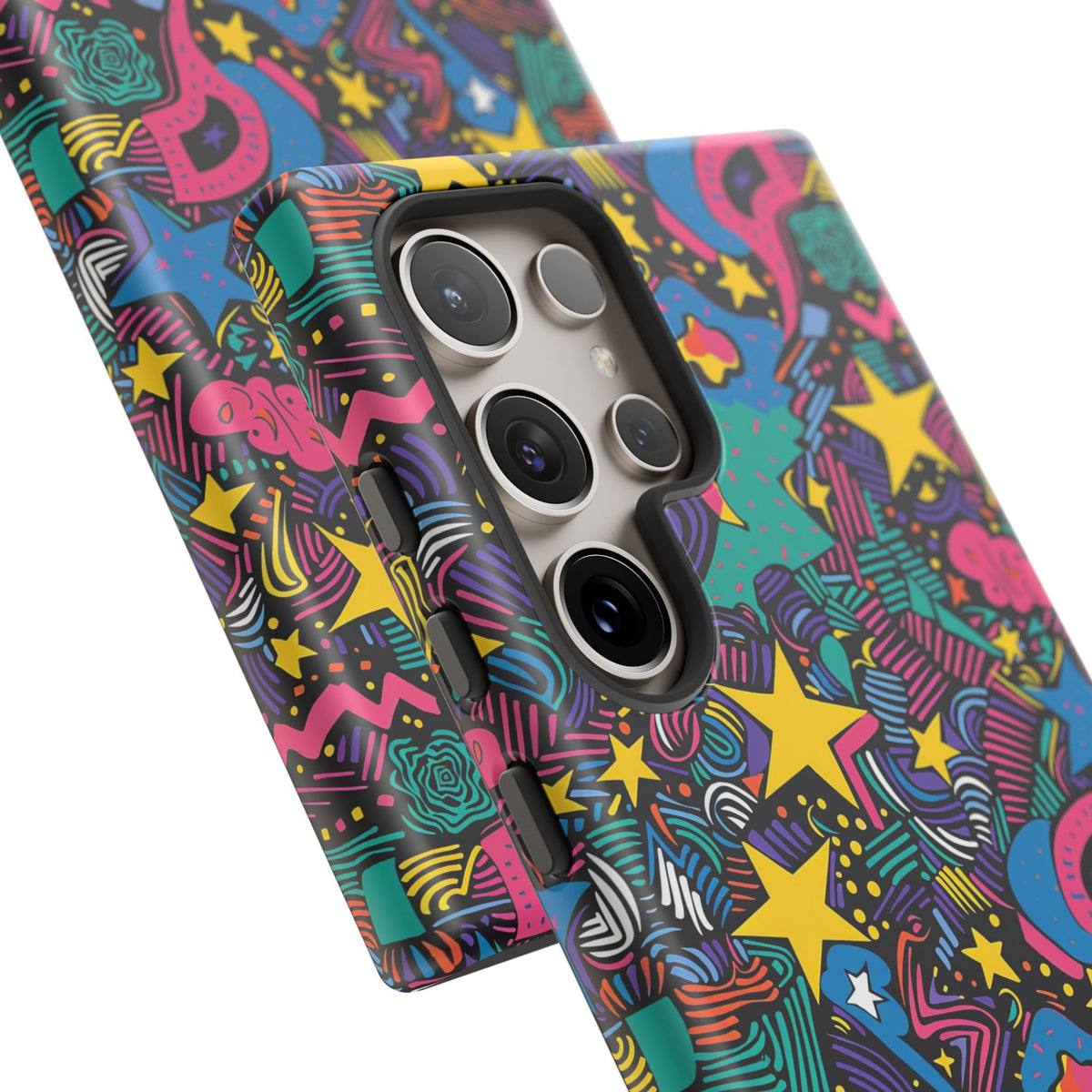 90s Themed Seamless Pattern Phone Case – Embrace Retro Style and Protection 227