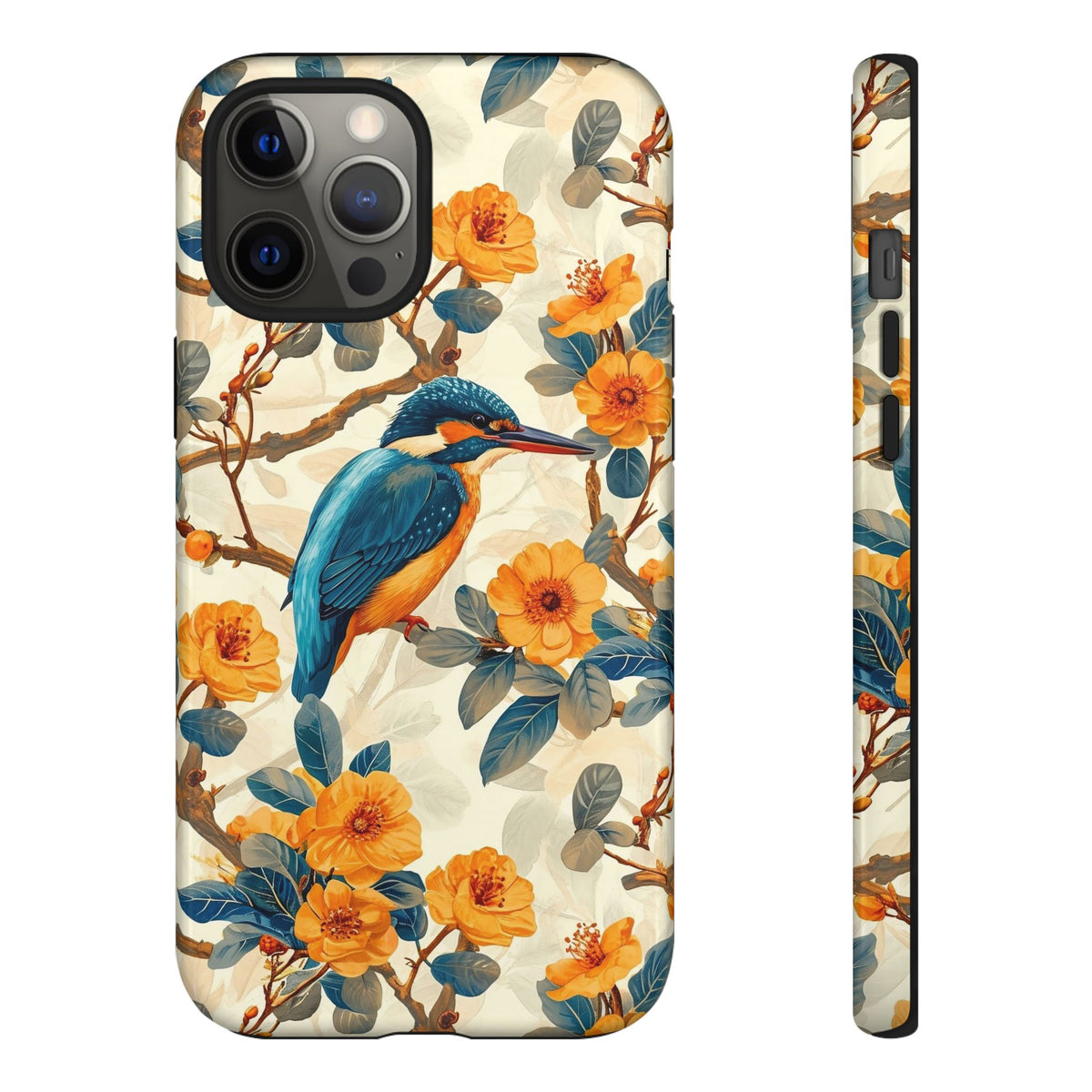 Birds Seamless Pattern Phone Case – Elegant and Timeless Avian Design