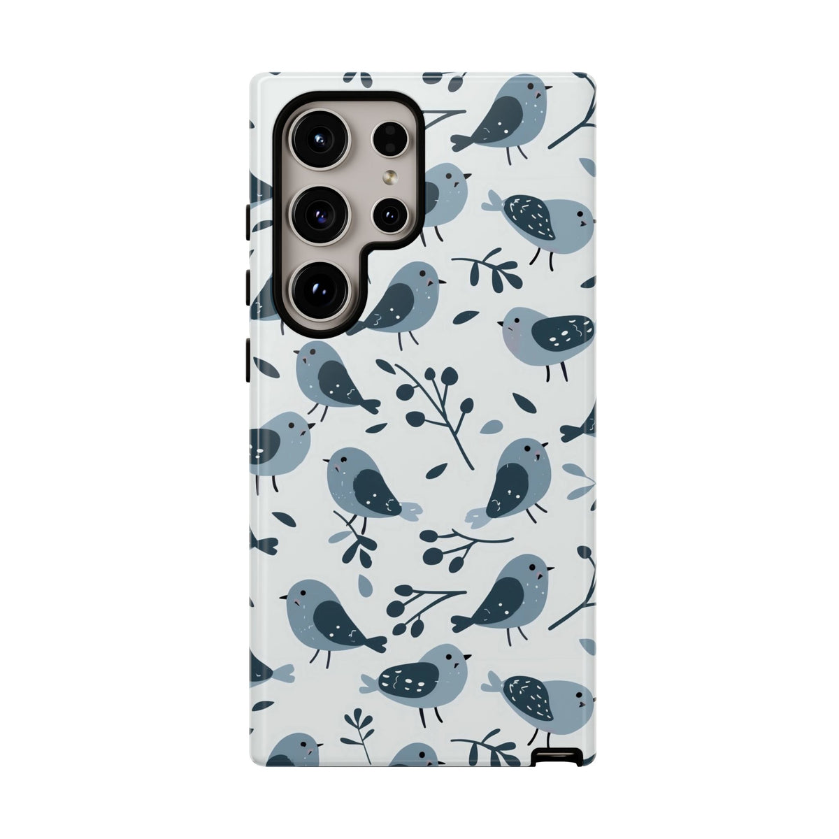 Birds Seamless Pattern Phone Case – Elegant and Timeless Avian Design 10