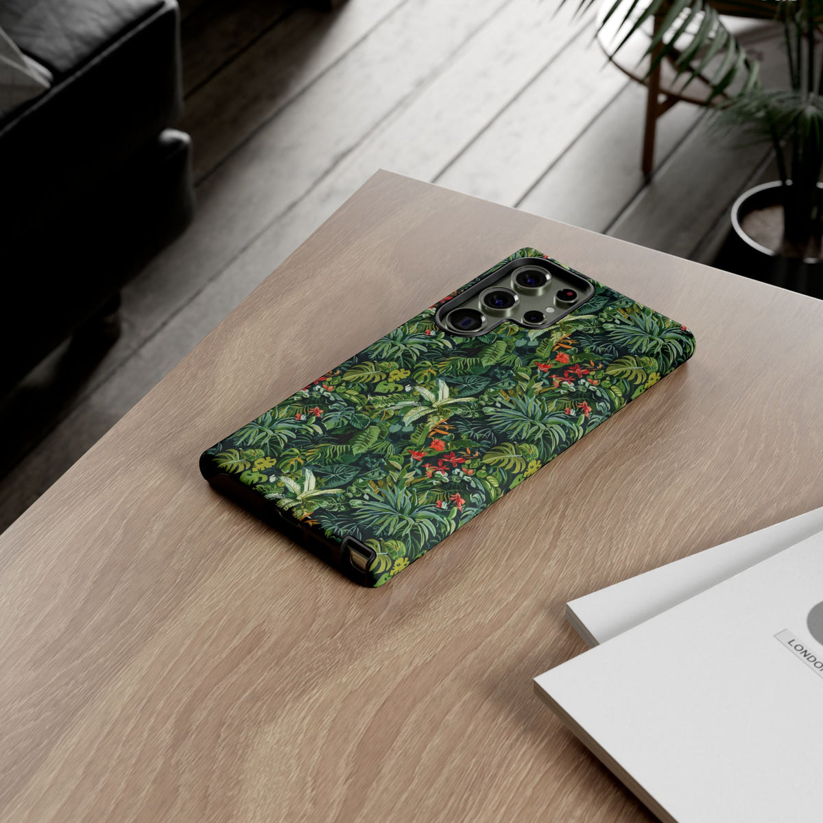 Jungle Pattern Phone Case – Exotic & Lush Design for Your Phone 323