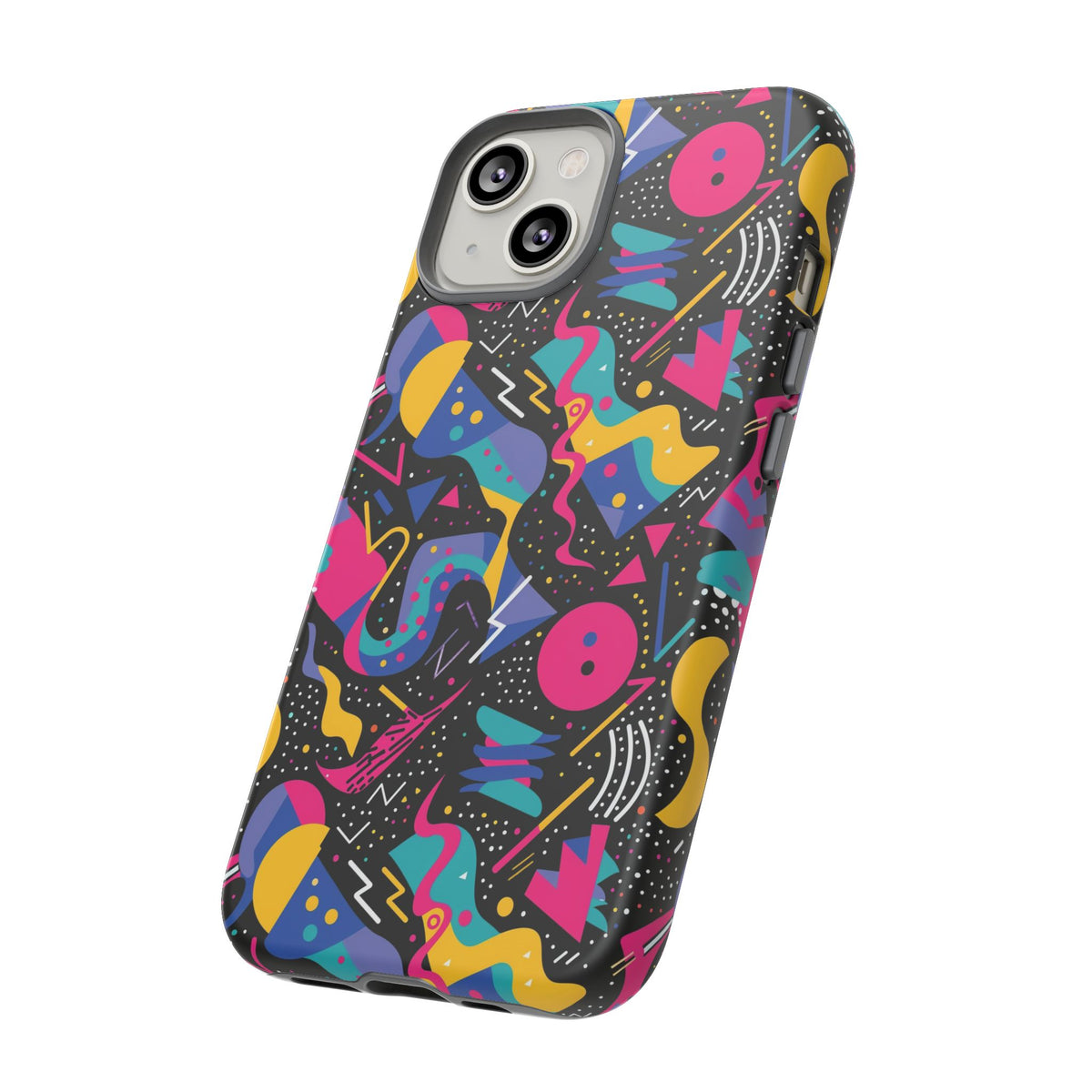 90s Themed Seamless Pattern Phone Case – Embrace Retro Style and Protection 302