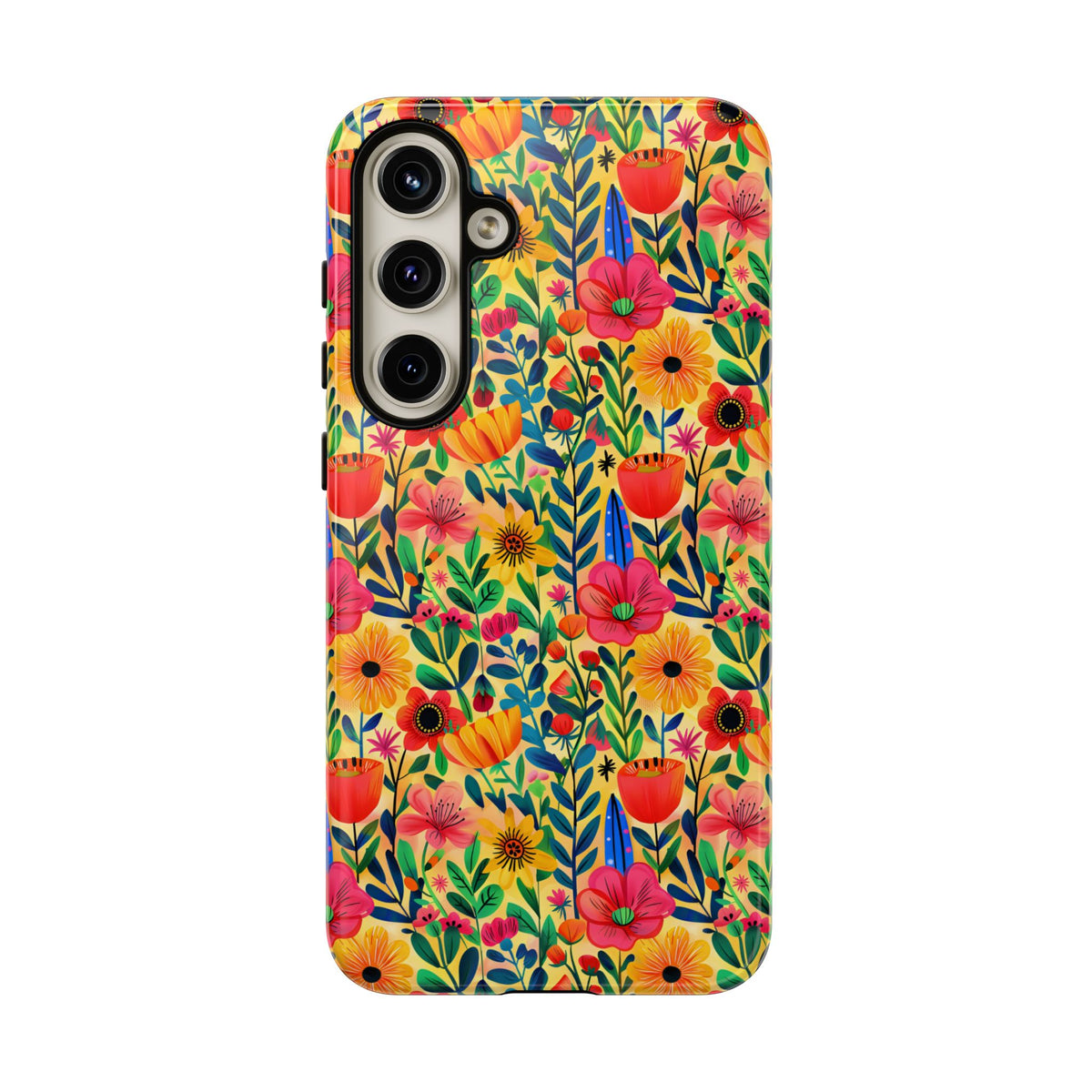 Frida Kahlo's Flower Phone Case – Artistic Elegance for Your Phone 7