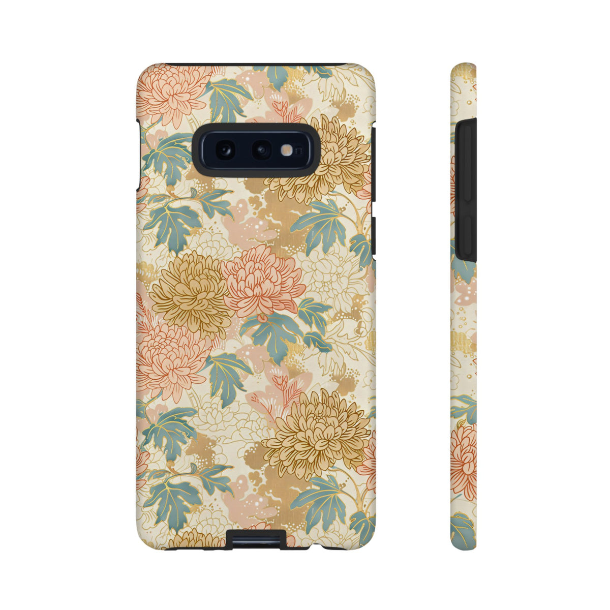 Japanese Blossom Asian Floral Design Phone Case – Elegant Floral Phone Cover