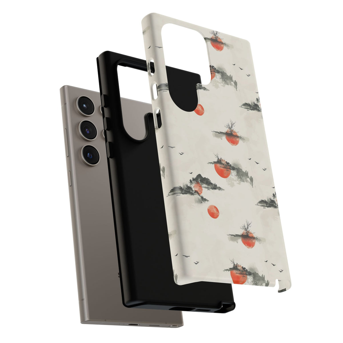 Japanese Pattern Phone Case – Elegant & Timeless Design for Your Phone 502