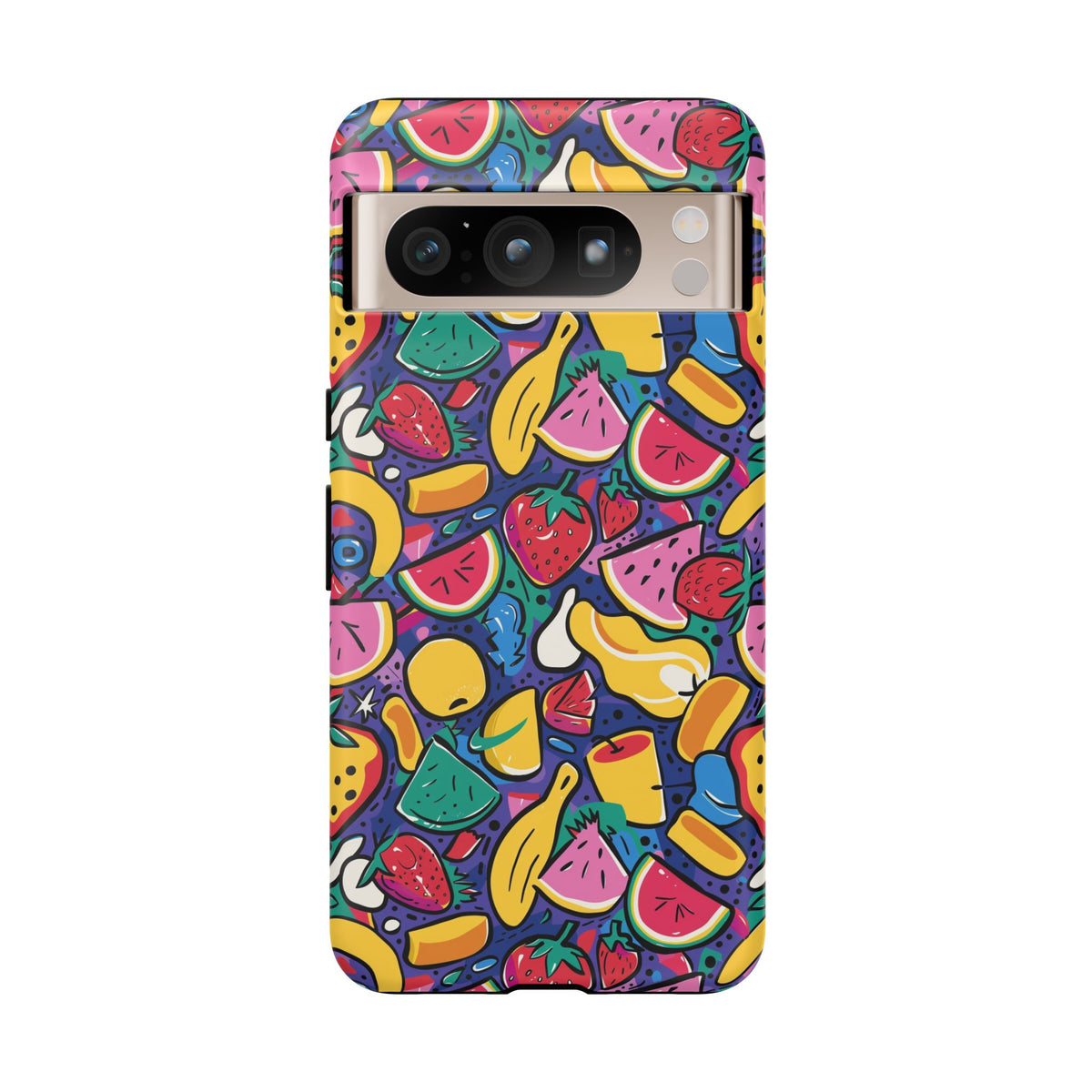 90s Themed Seamless Pattern Phone Case – Embrace Retro Style and Protection 316