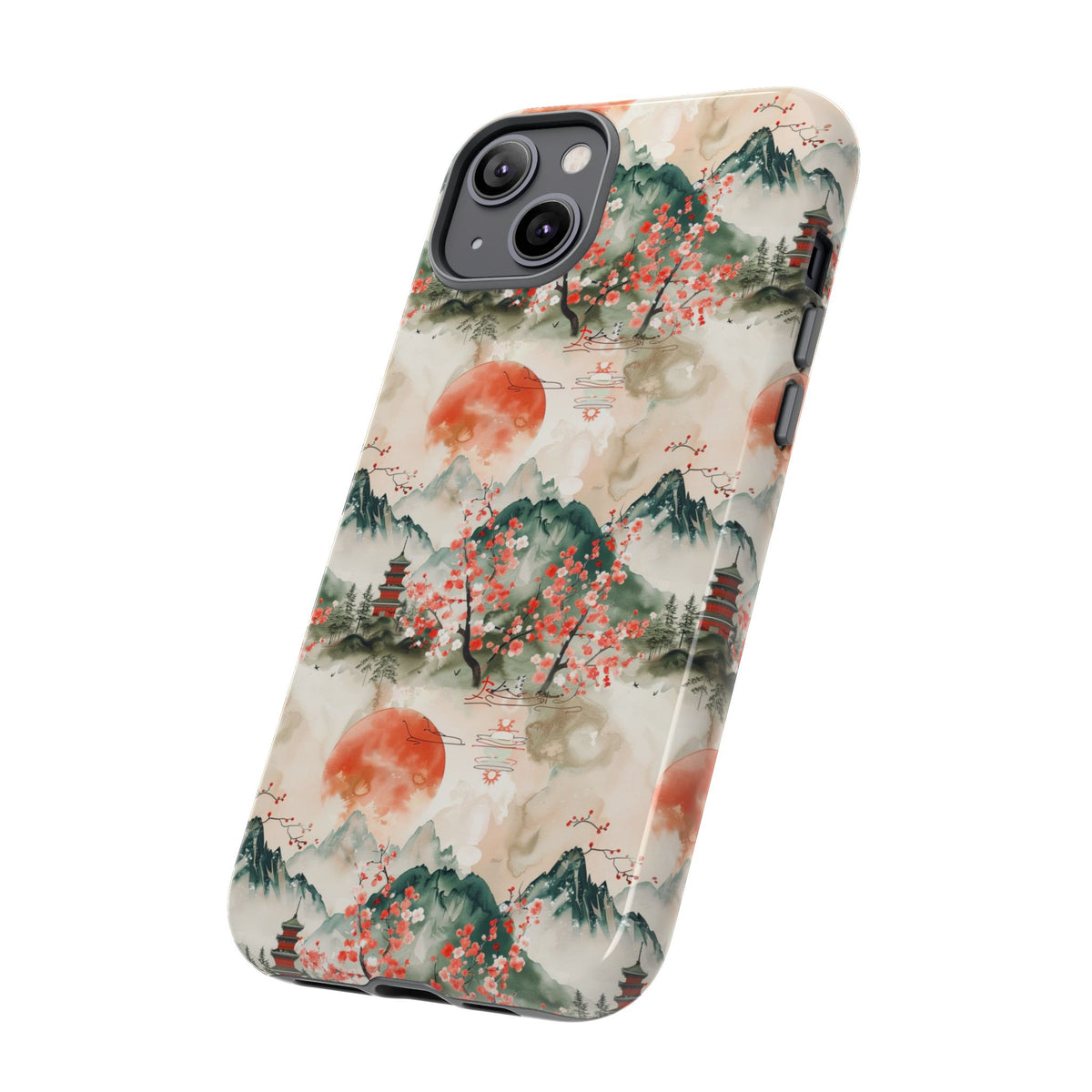 Japanese Pattern Phone Case – Elegant & Timeless Design for Your Phone 057