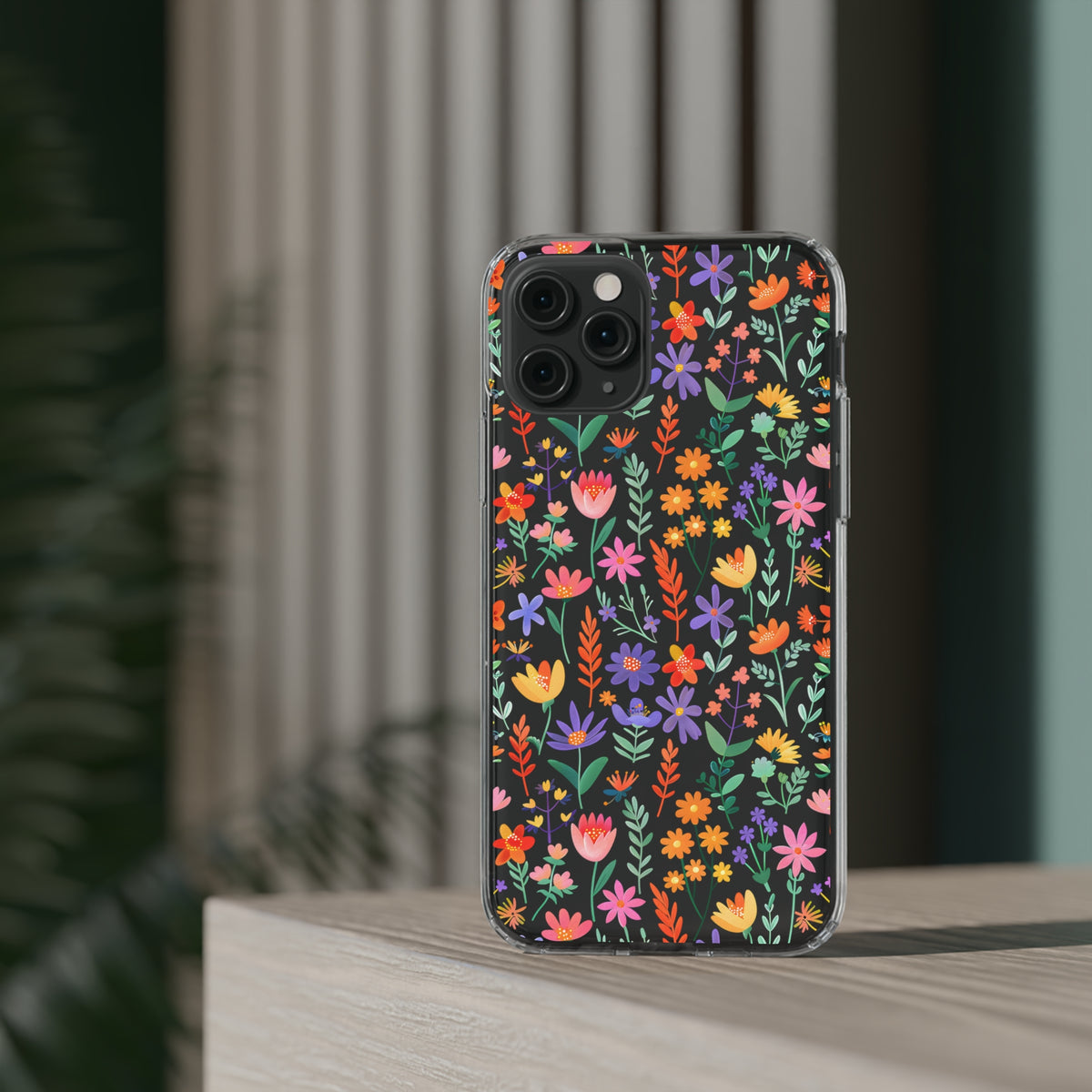 Wild Flowers Garden Stitch Phone Case – Nature-Inspired Floral Design 11