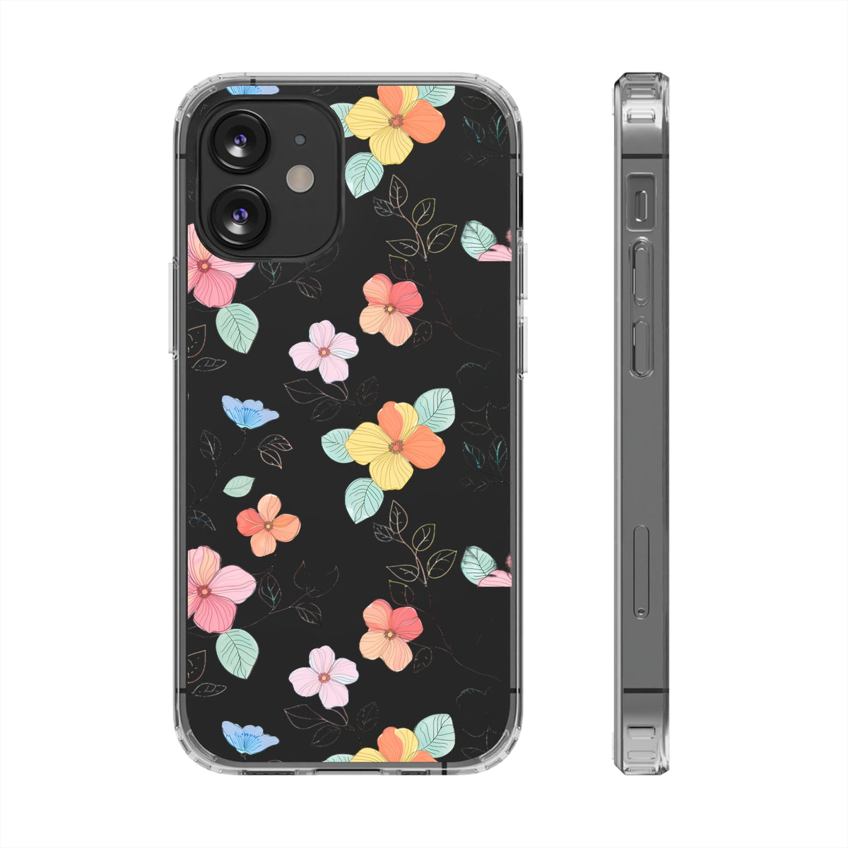 Wild Flowers Garden Stitch Phone Case – Nature-Inspired Floral Design 6