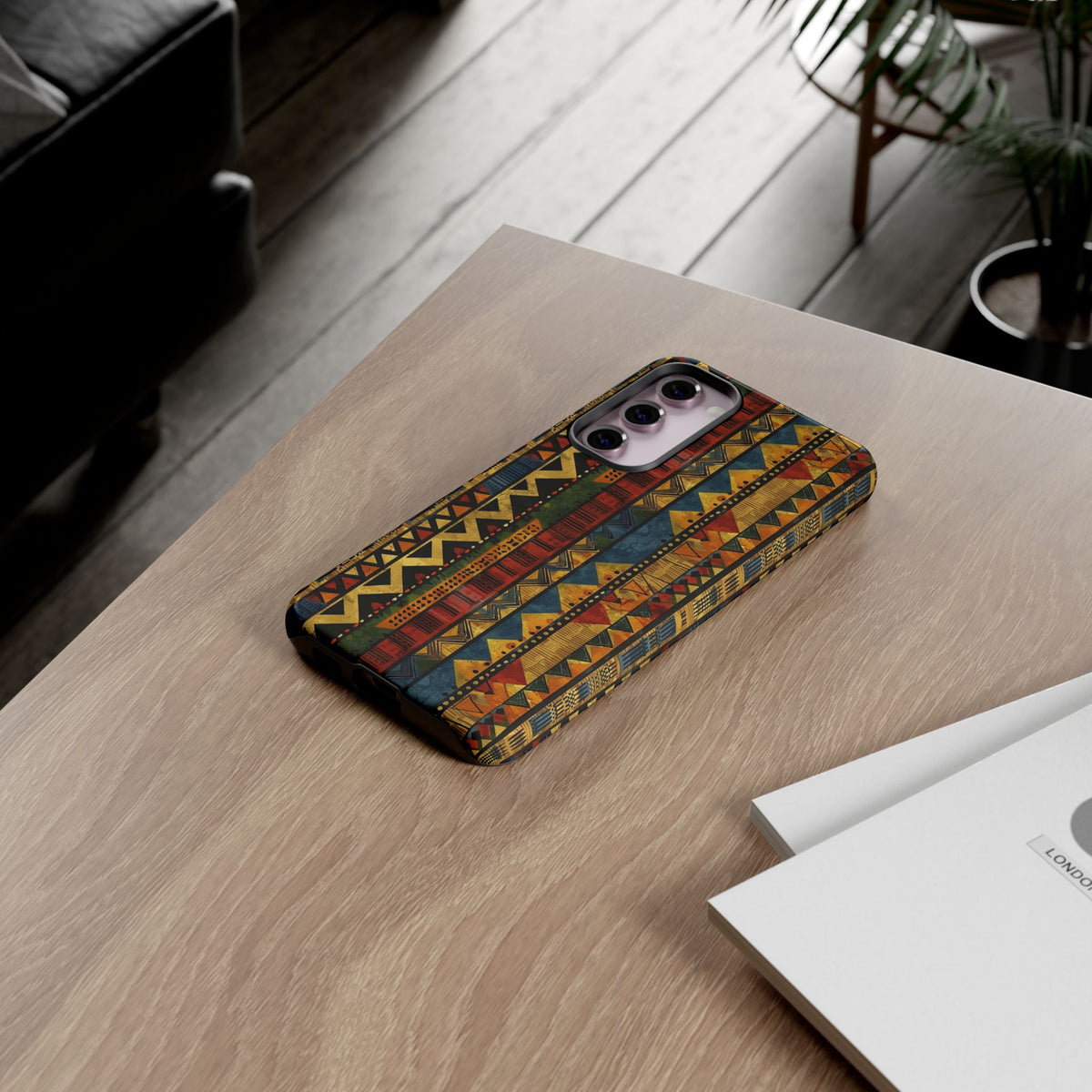 Stylish African Pattern Phone Case – Unique and Vibrant Protection 166