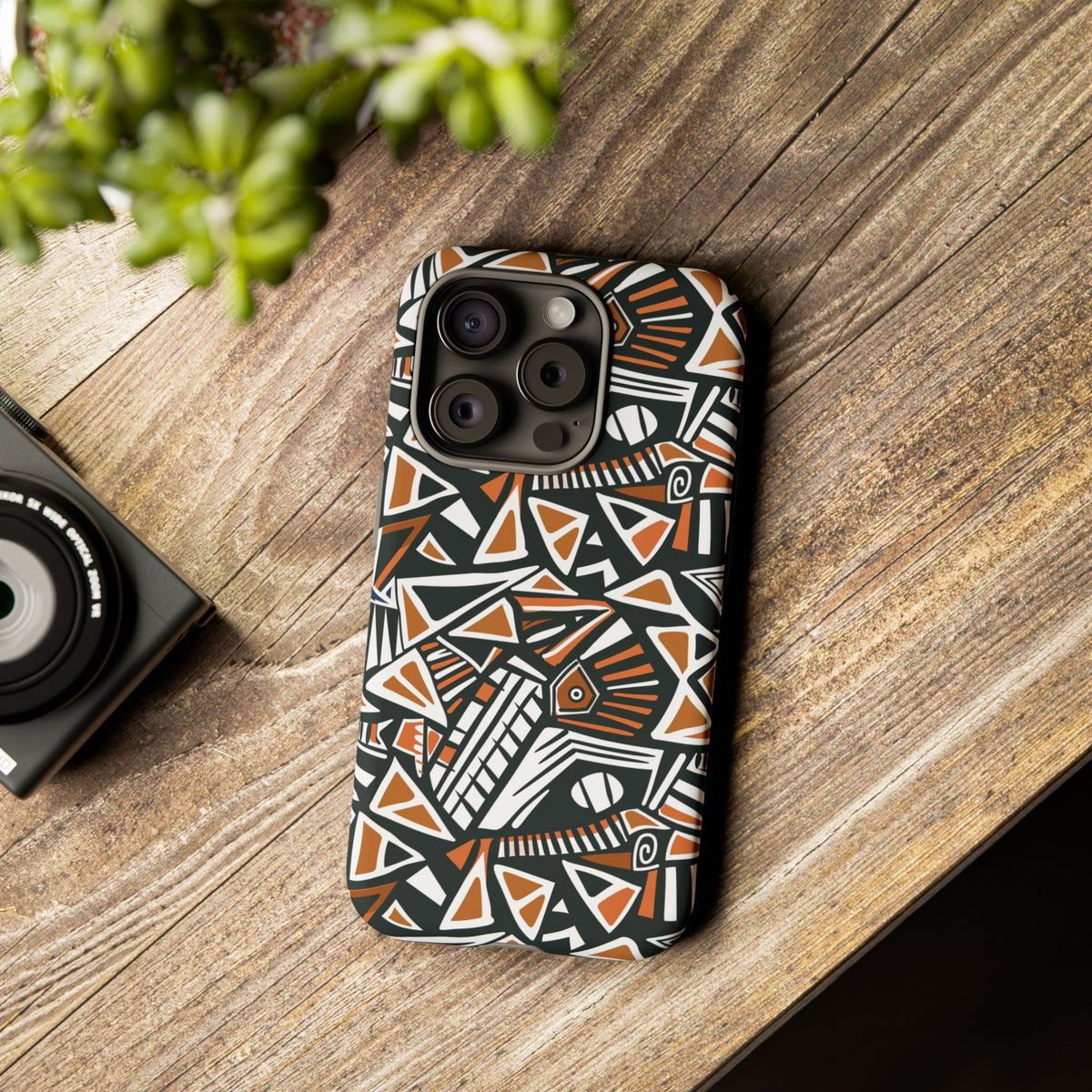 Stylish African Pattern Phone Case – Unique and Vibrant Protection 205