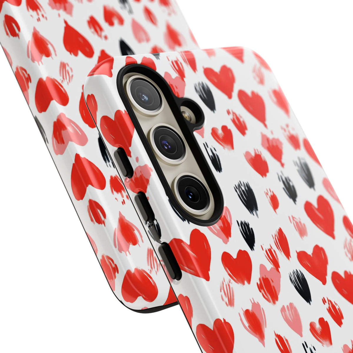 Heart Pattern Phone Case – Stylish & Loving Design for Your Device 366