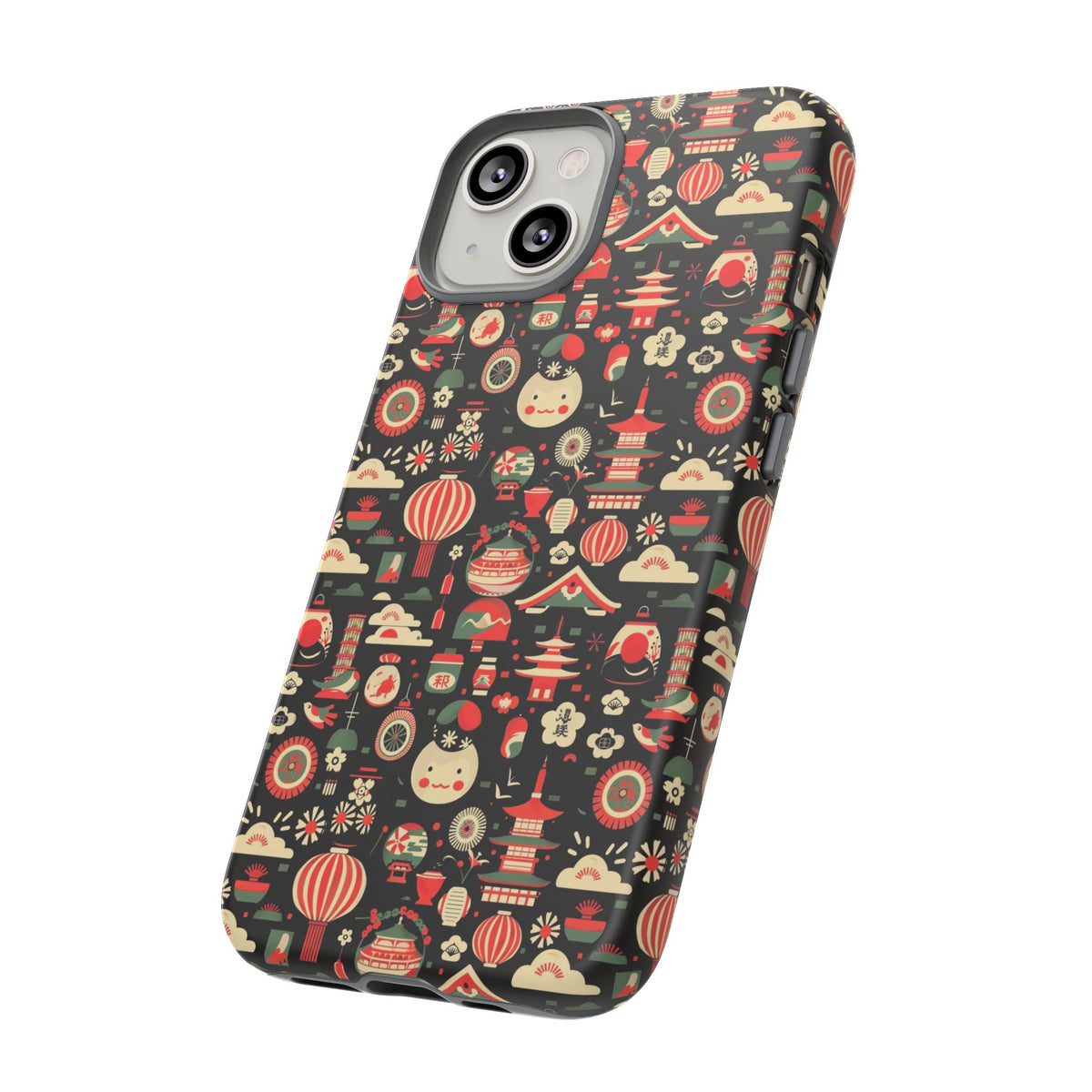 Japanese Pattern Phone Case – Elegant & Timeless Design for Your Phone 032